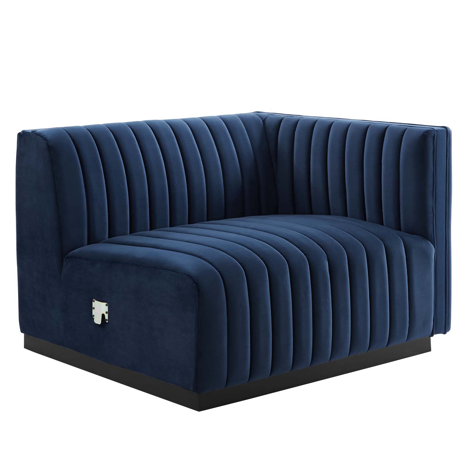 Conjure Channel Tufted Performance Velvet Sofa in