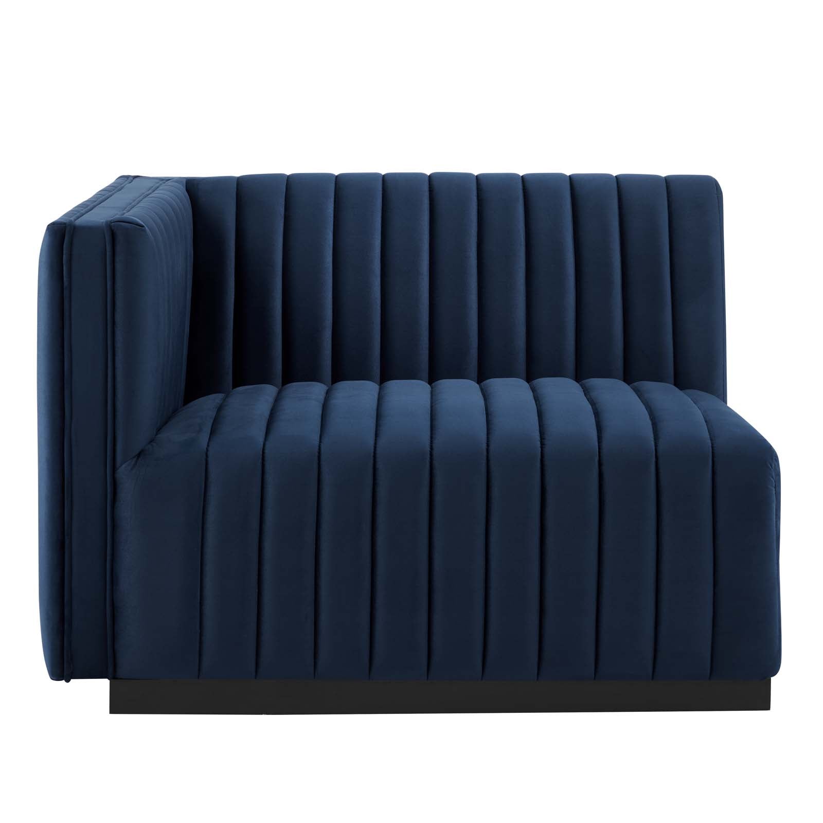 Conjure Channel Tufted Performance Velvet Sofa in