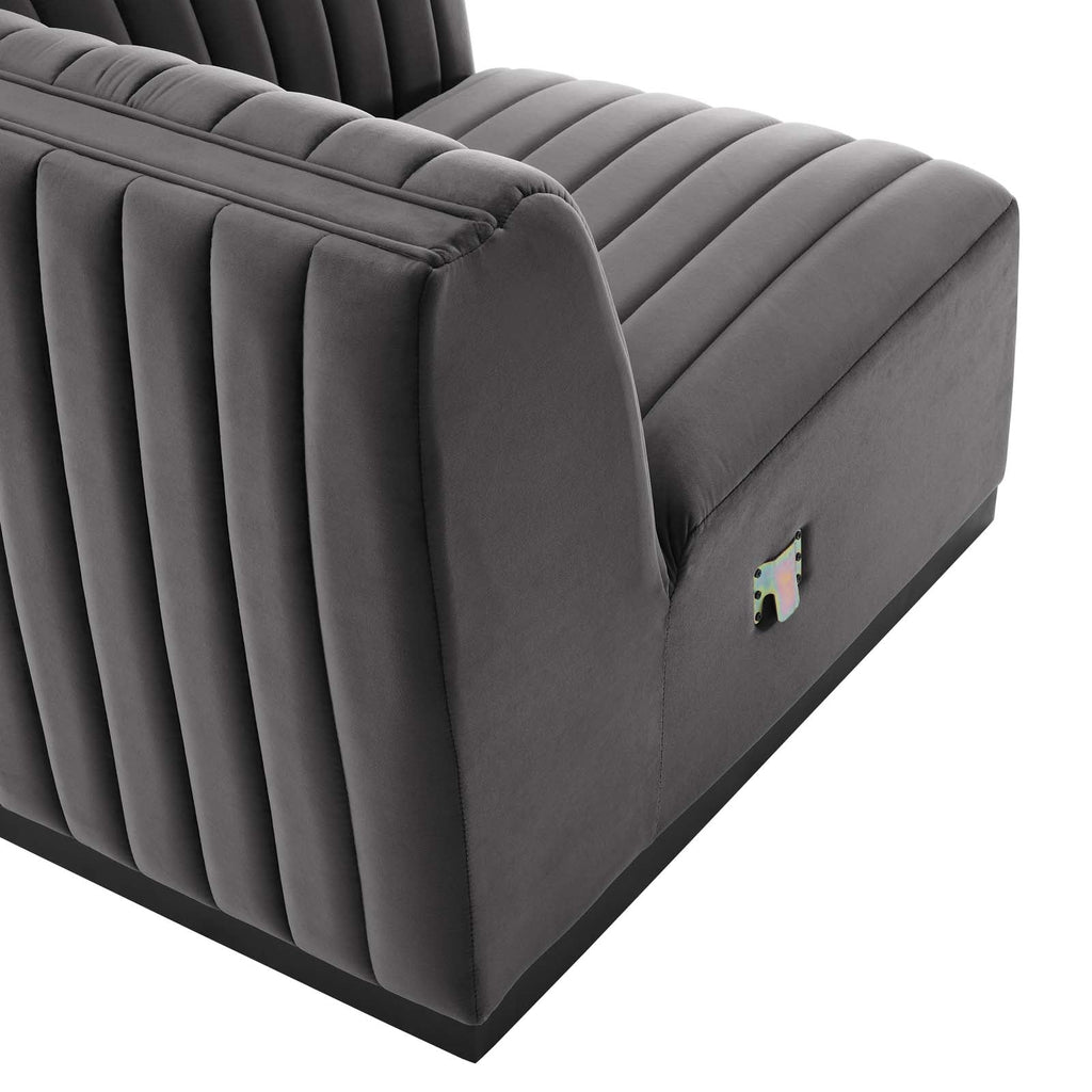 Conjure 4-Piece Channel Tufted Performance Velvet Sofa by Modway