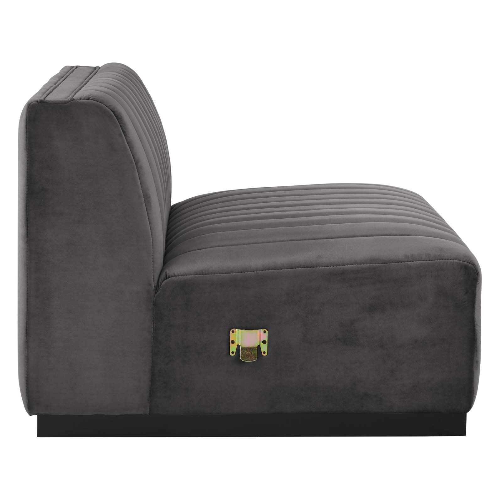 Conjure 4-Piece Channel Tufted Performance Velvet Sofa by Modway