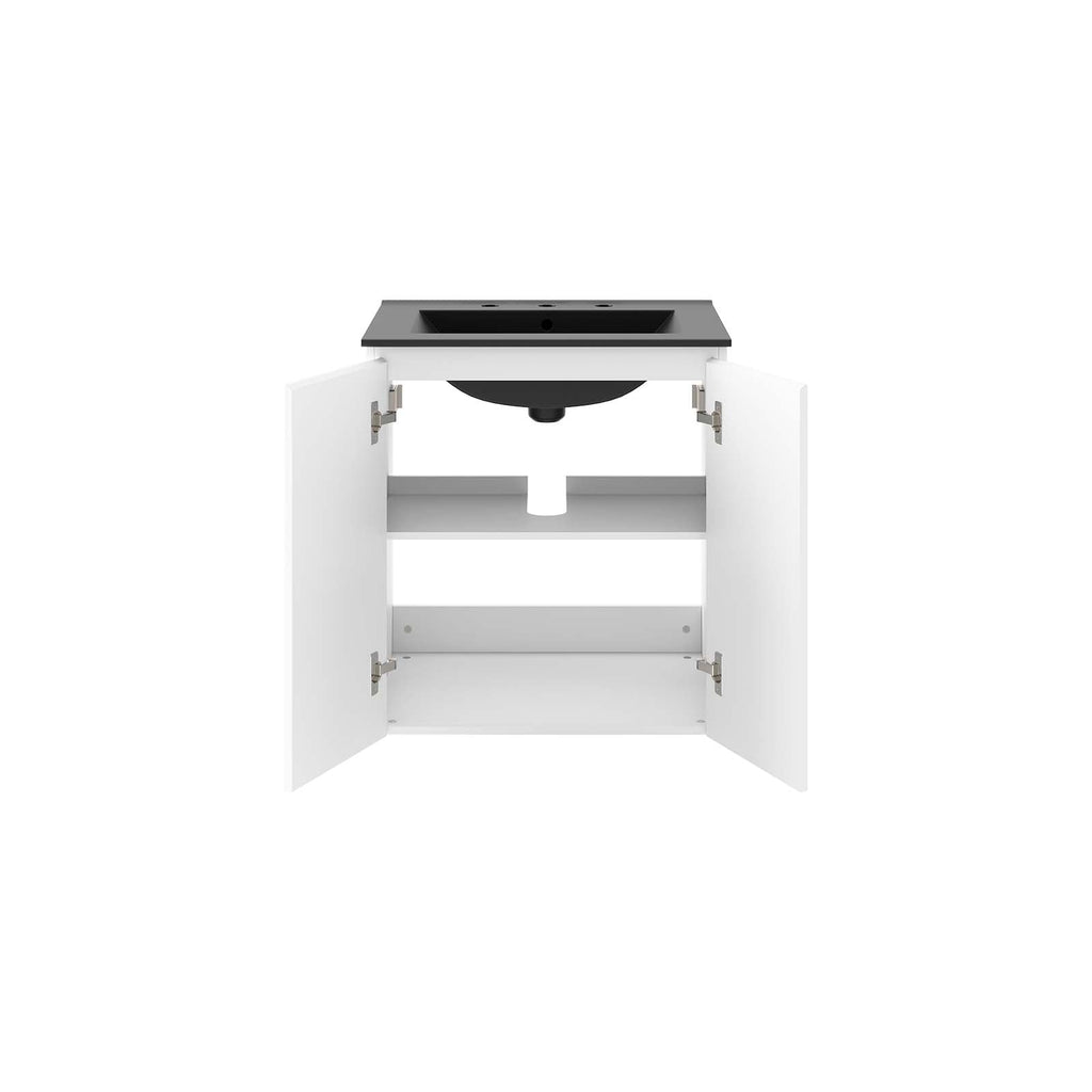 Bryn 24" Wall-Mount Bathroom Vanity by Modway