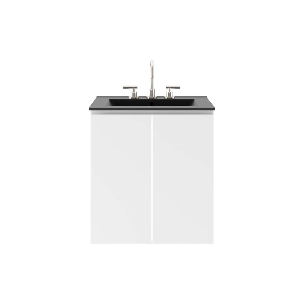 Bryn 24" Wall-Mount Bathroom Vanity by Modway