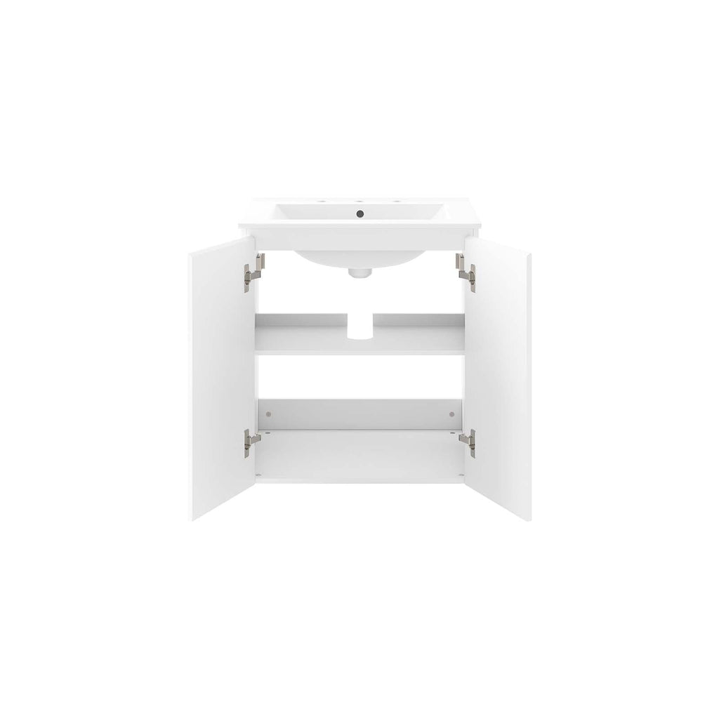 Bryn 24" Wall-Mount Bathroom Vanity by Modway