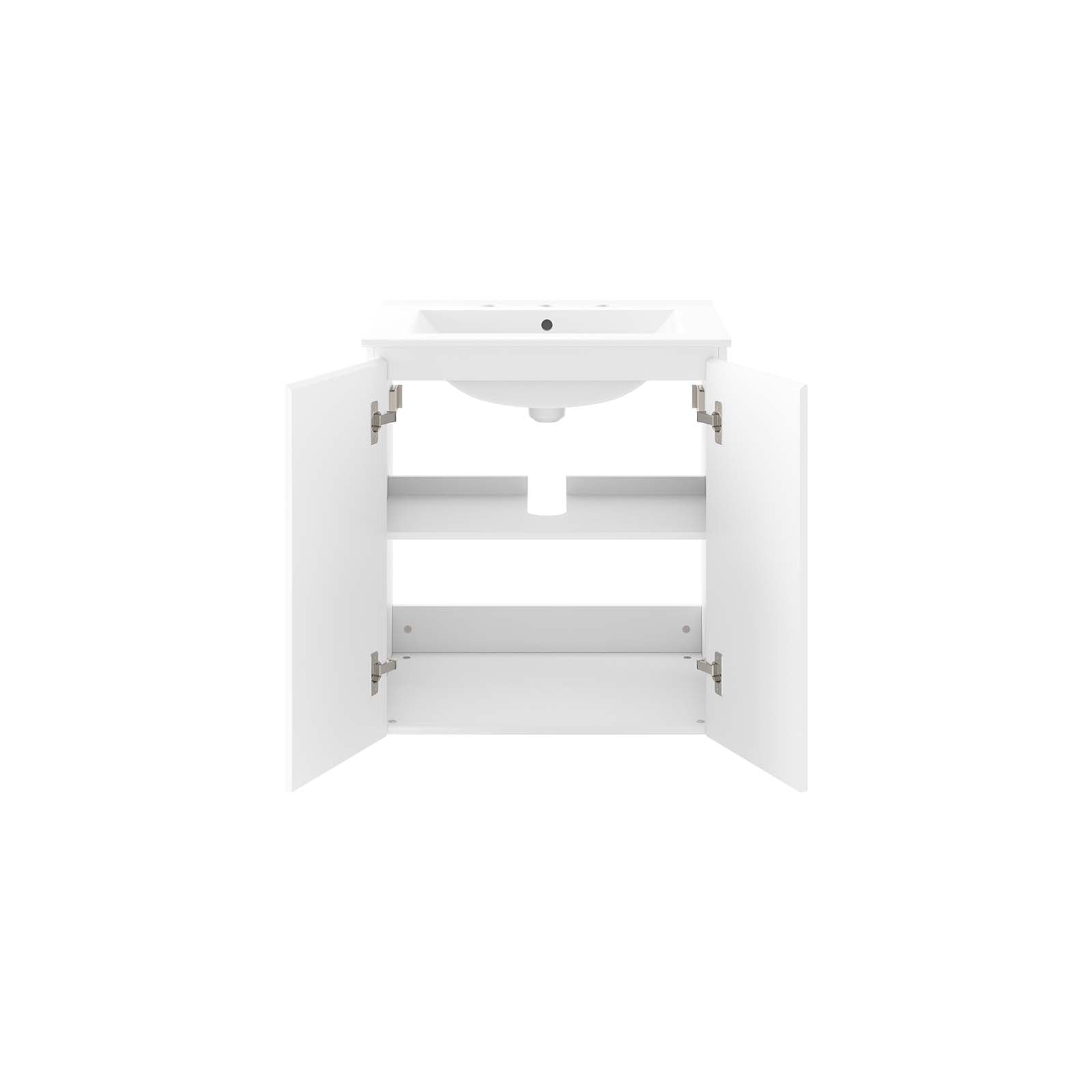 Bryn 24" Wall-Mount Bathroom Vanity by Modway