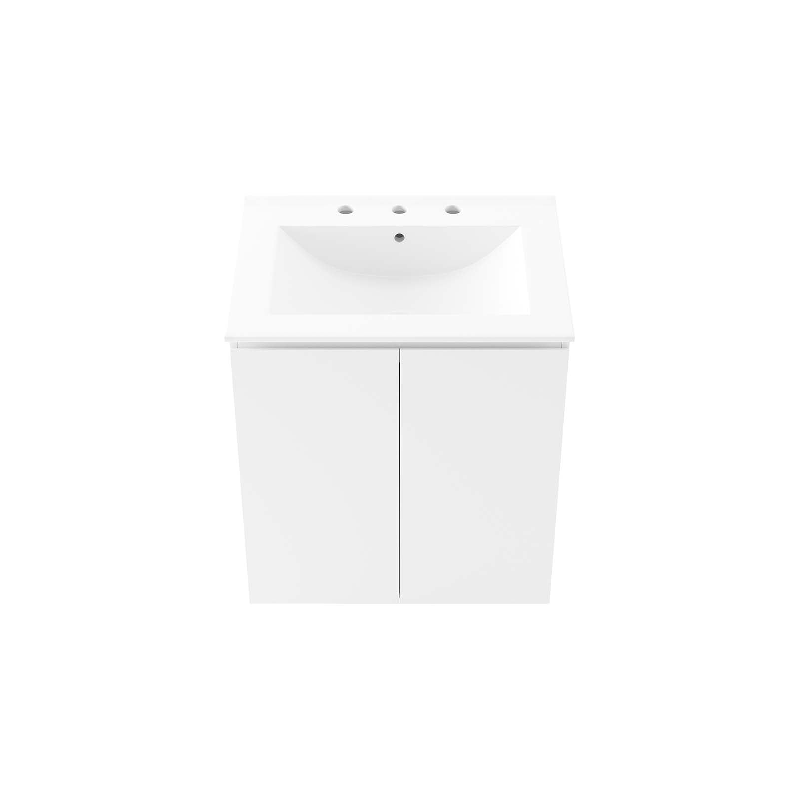 Bryn 24" Wall-Mount Bathroom Vanity by Modway