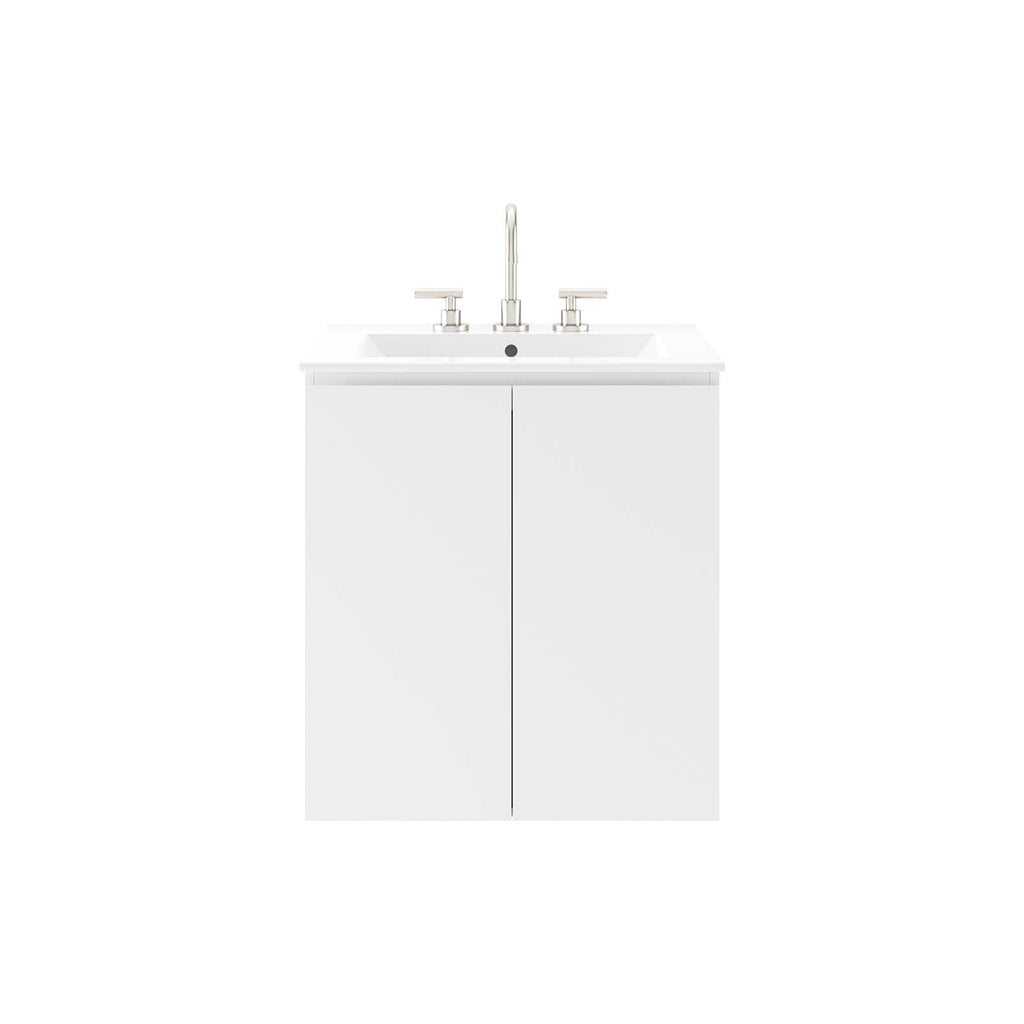 Bryn 24" Wall-Mount Bathroom Vanity by Modway