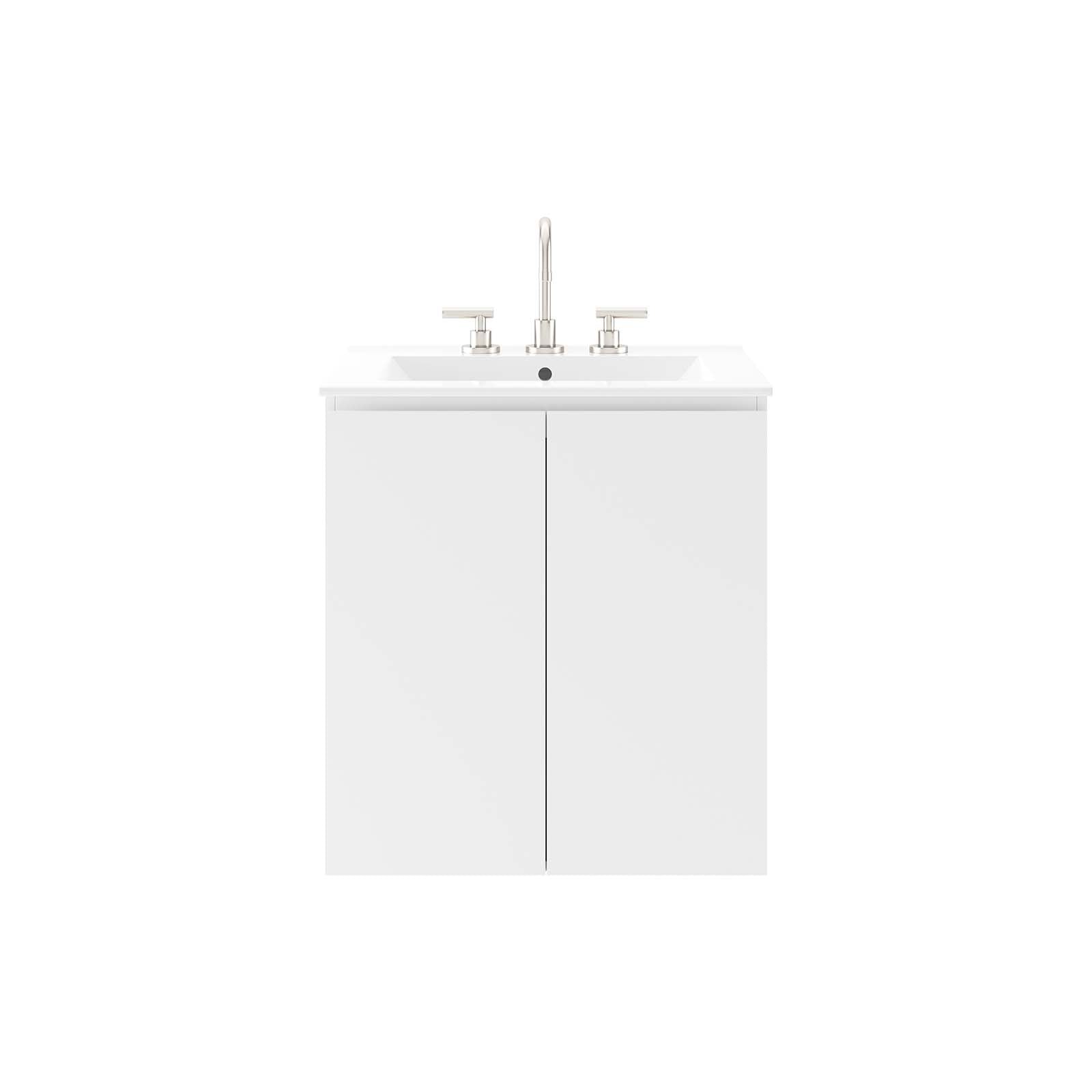 Bryn 24" Wall-Mount Bathroom Vanity by Modway