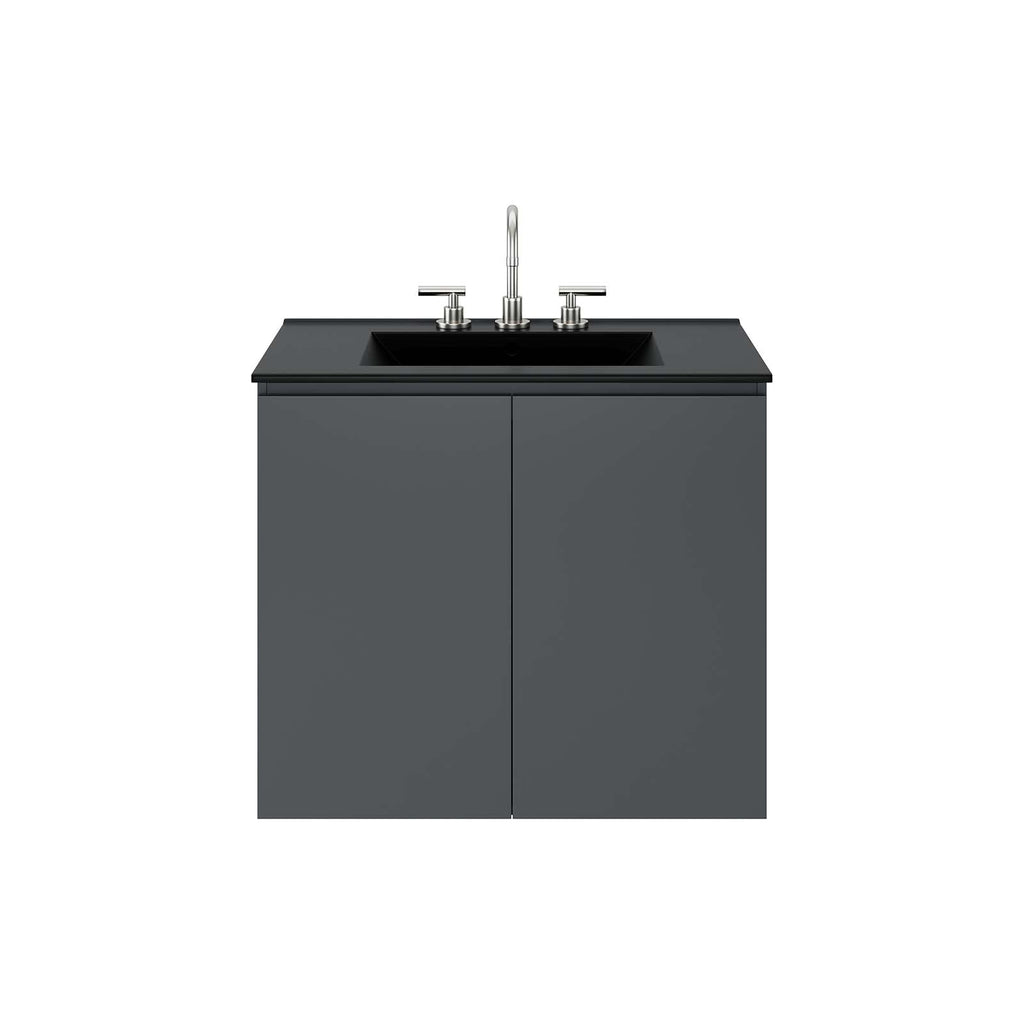 Bryn 30" Wall-Mount Bathroom Vanity by Modway