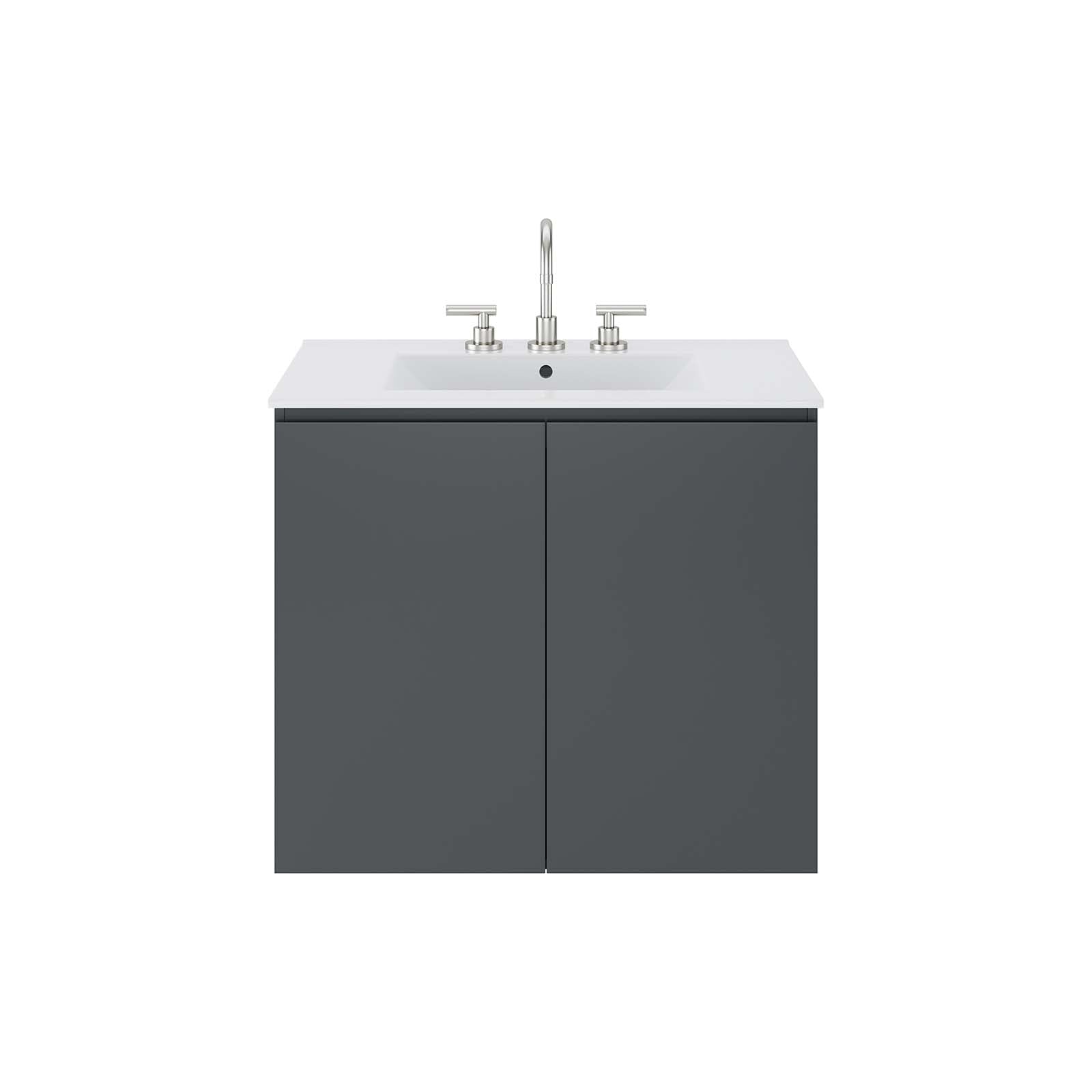 Bryn 30" Wall-Mount Bathroom Vanity by Modway