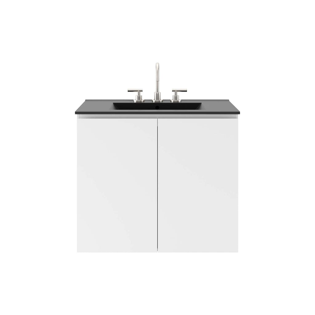 Bryn 30" Wall-Mount Bathroom Vanity by Modway
