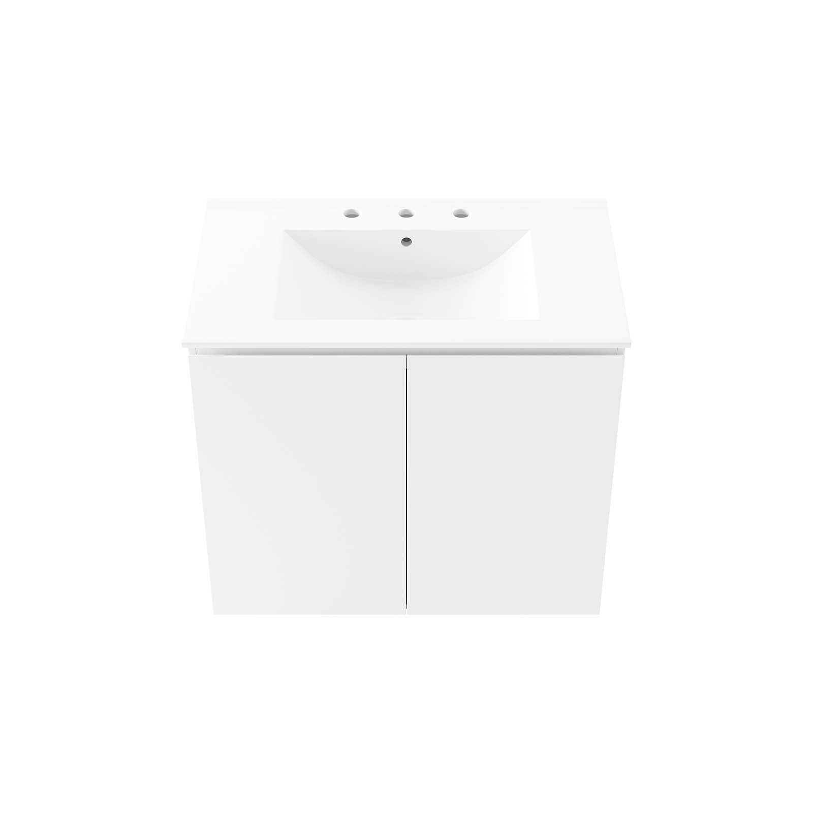 Bryn 30" Wall-Mount Bathroom Vanity by Modway