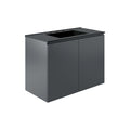 Bryn 36" Wall-Mount Bathroom Vanity by Modway