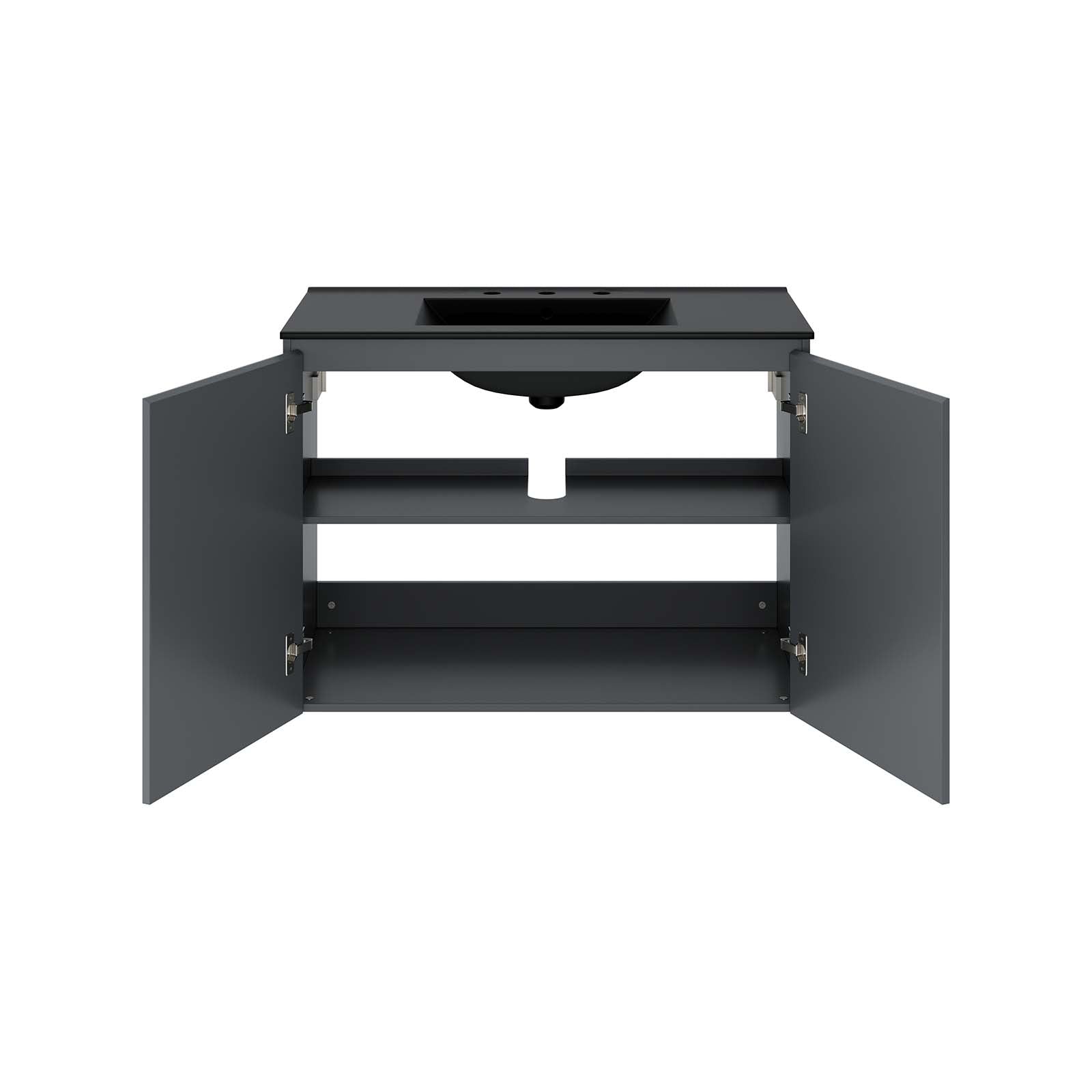 Bryn 36" Wall-Mount Bathroom Vanity by Modway