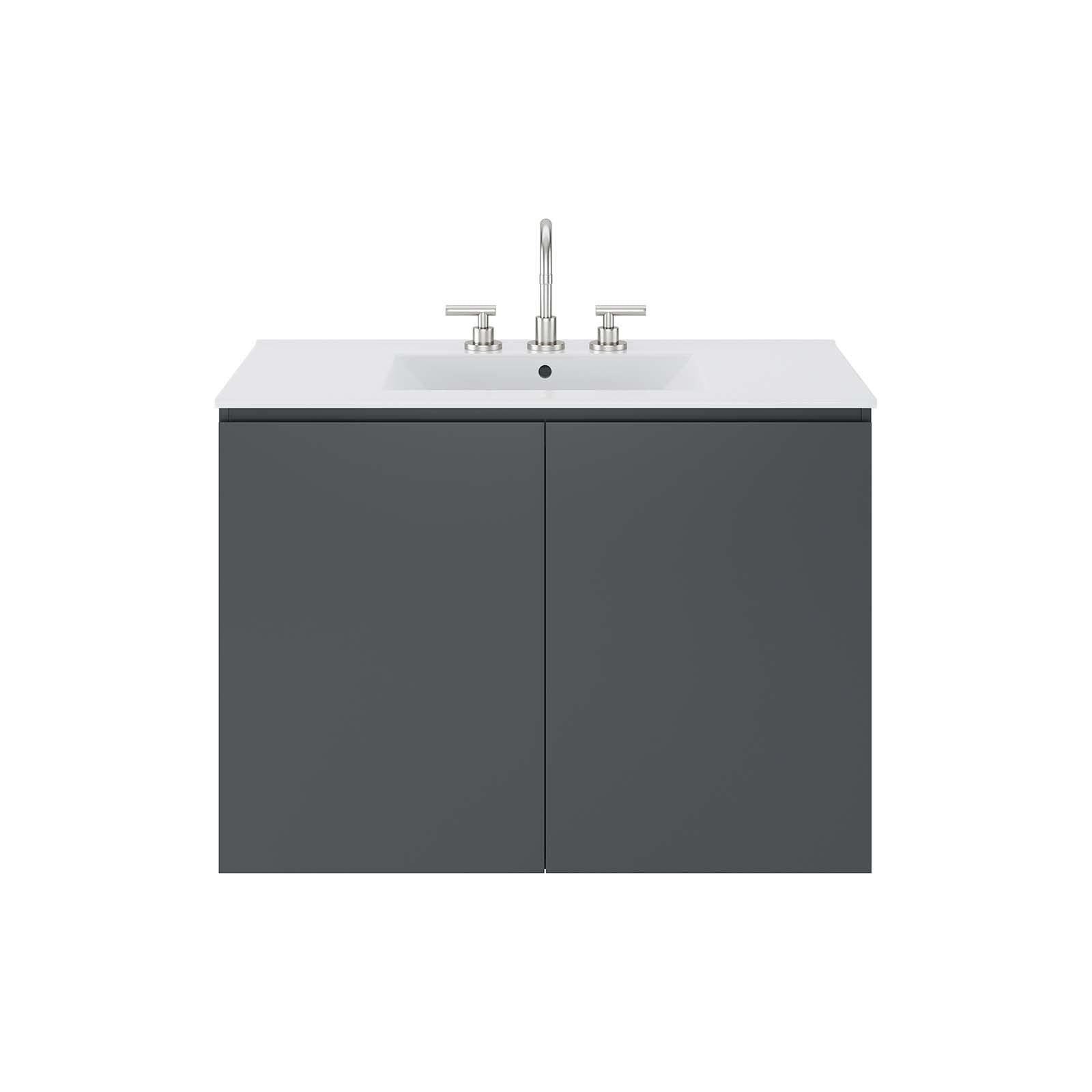 Bryn 36" Wall-Mount Bathroom Vanity by Modway