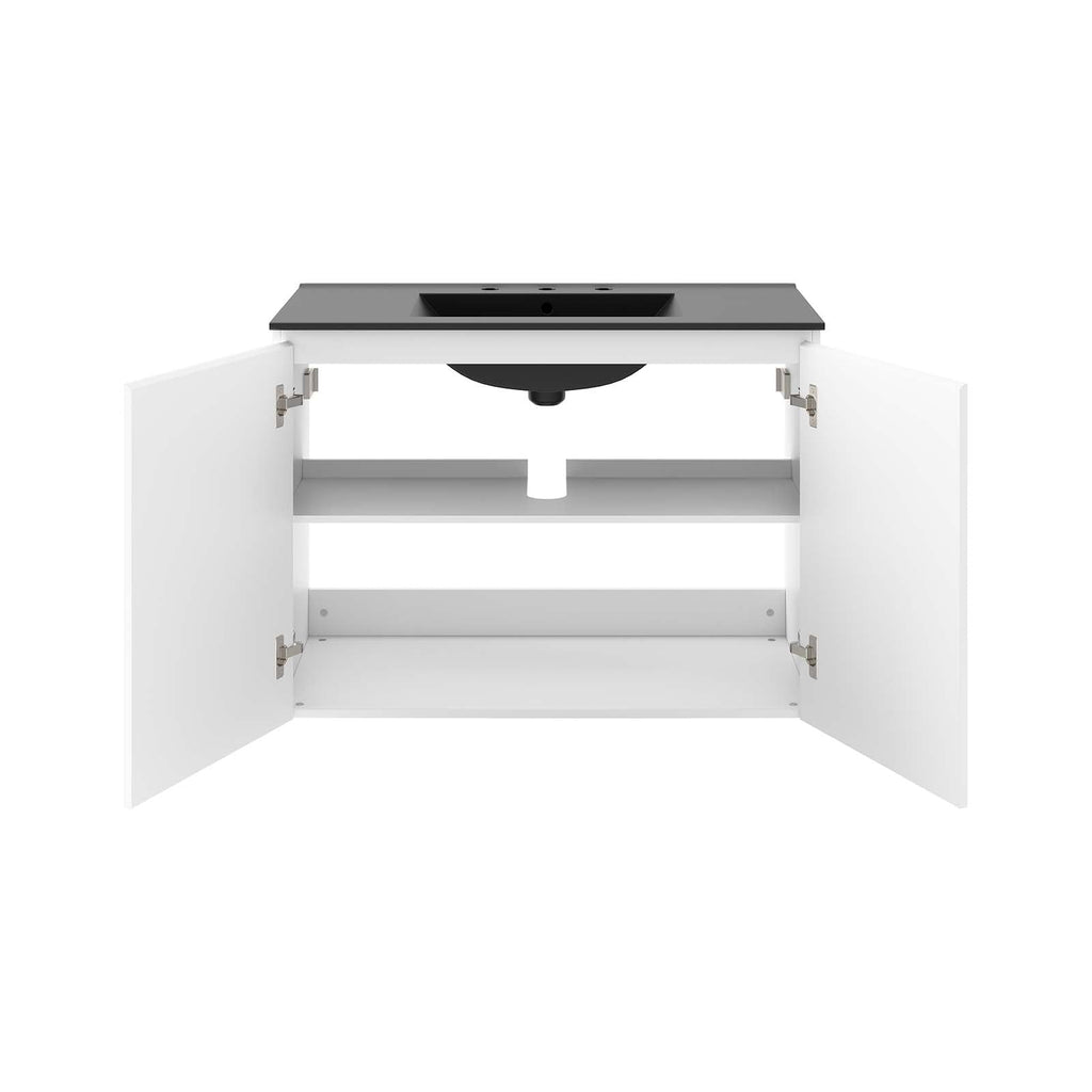 Bryn 36" Wall-Mount Bathroom Vanity by Modway