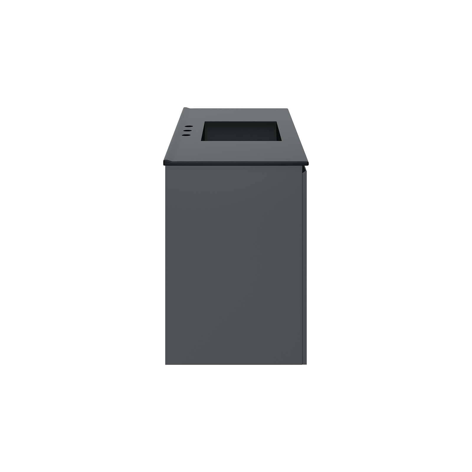 Bryn 48" Wall-Mount Bathroom Vanity by Modway