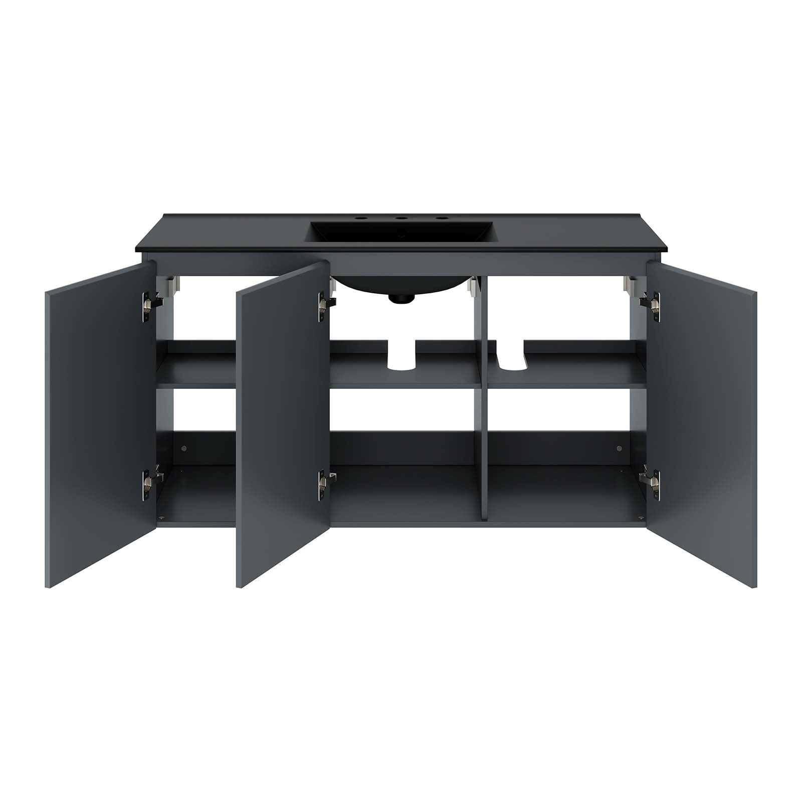 Bryn 48" Wall-Mount Bathroom Vanity by Modway