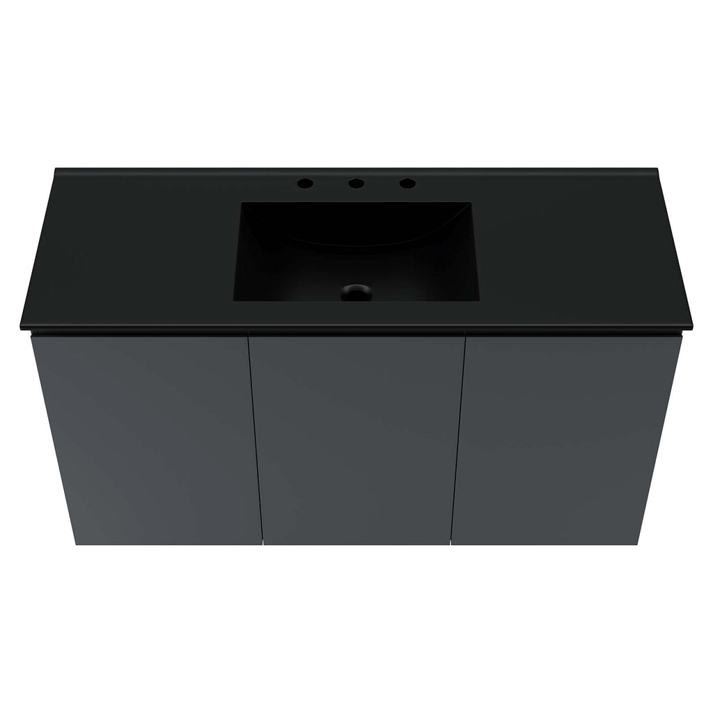 Bryn 48" Wall-Mount Bathroom Vanity by Modway