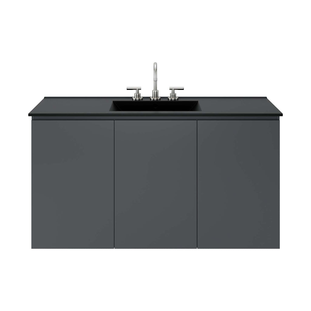 Bryn 48" Wall-Mount Bathroom Vanity by Modway