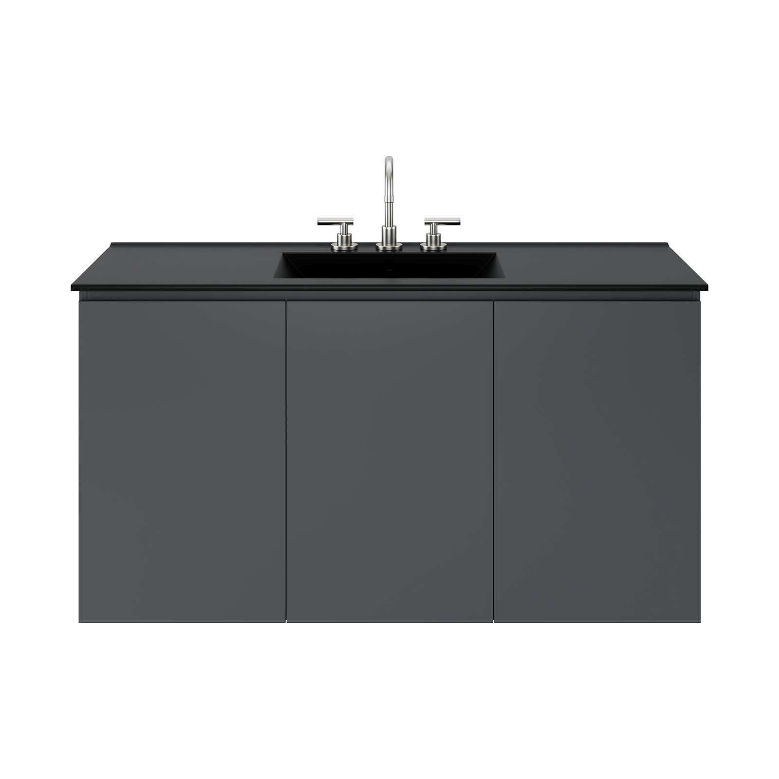 Bryn 48" Wall-Mount Bathroom Vanity by Modway
