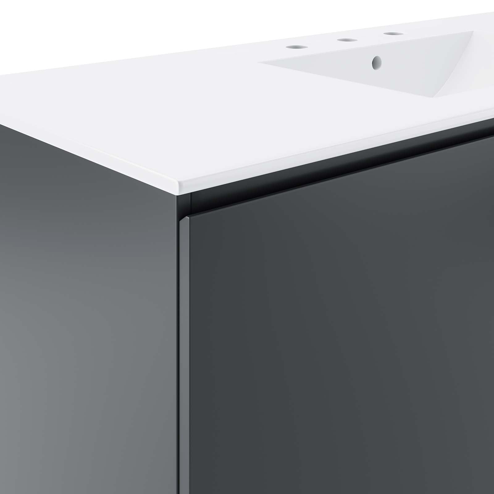 Bryn 48" Wall-Mount Bathroom Vanity by Modway