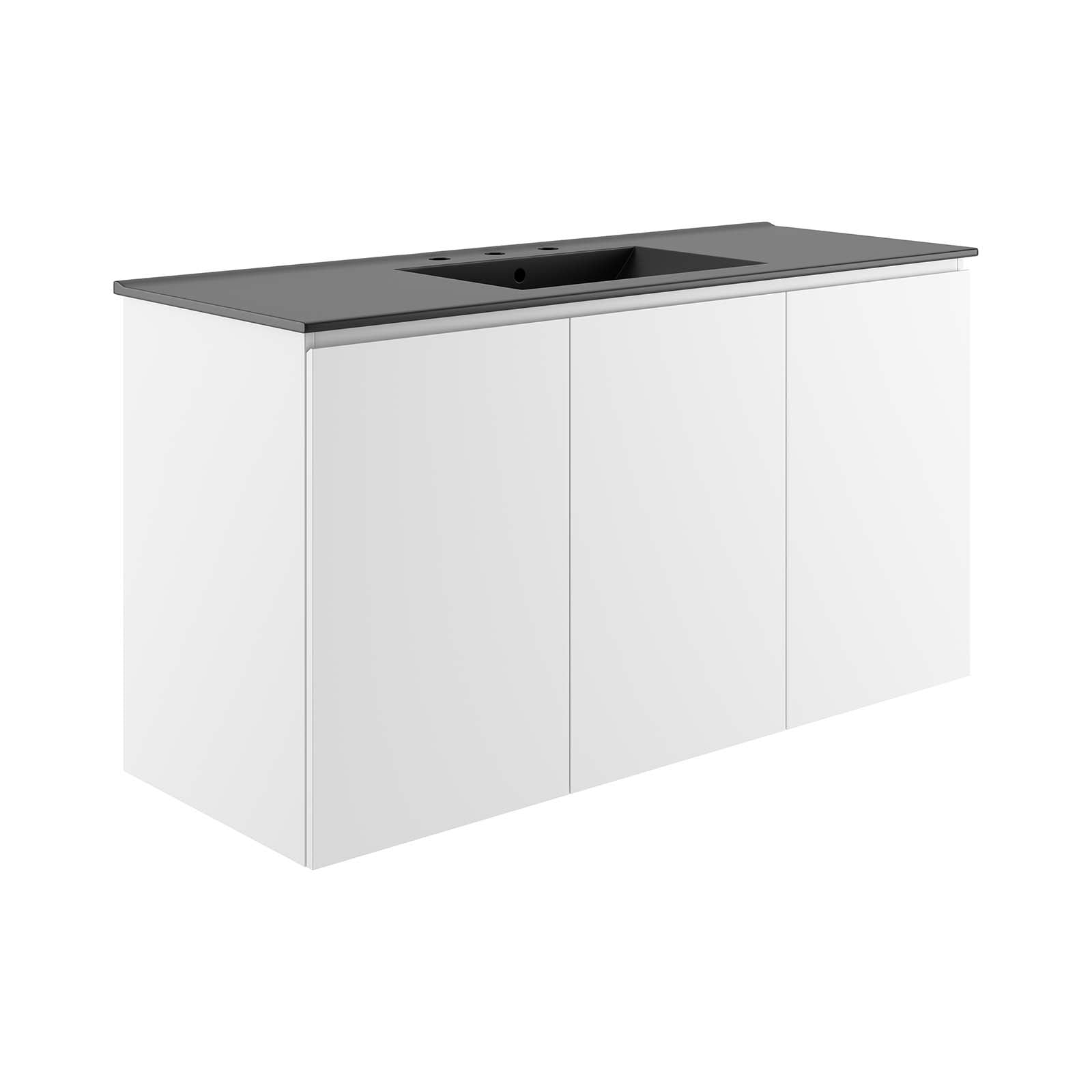 Bryn 48" Wall-Mount Bathroom Vanity by Modway