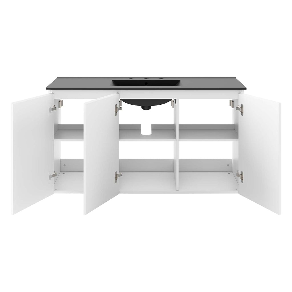 Bryn 48" Wall-Mount Bathroom Vanity by Modway
