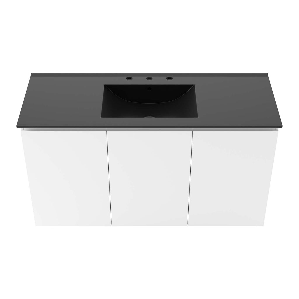 Bryn 48" Wall-Mount Bathroom Vanity by Modway