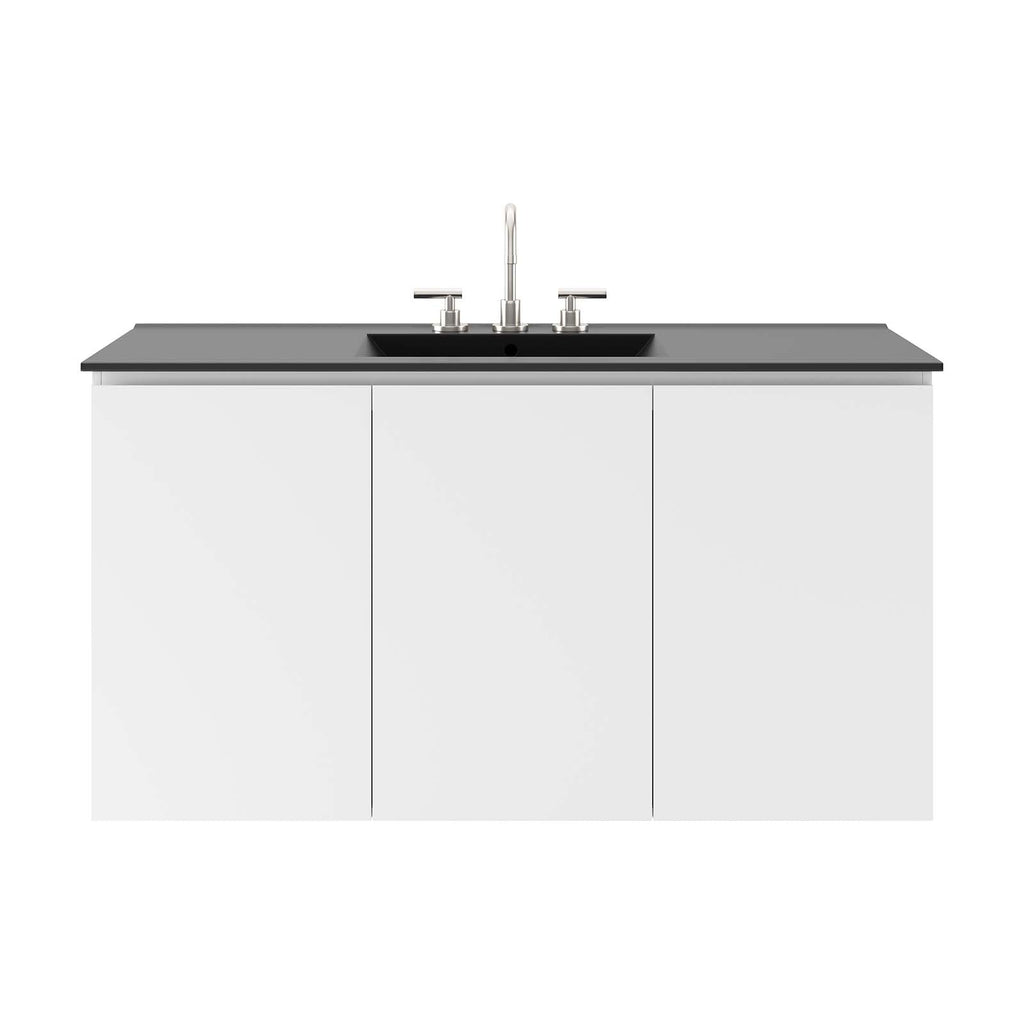 Bryn 48" Wall-Mount Bathroom Vanity by Modway