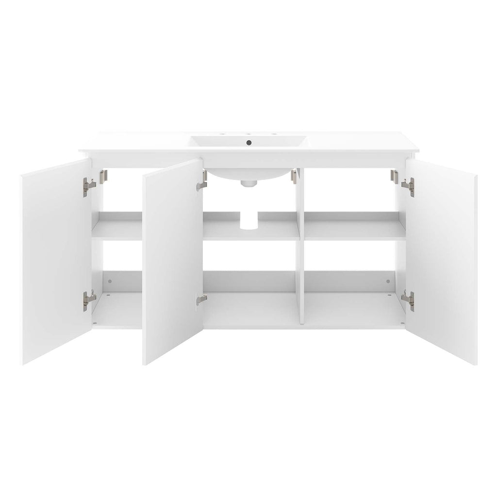 Bryn 48" Wall-Mount Bathroom Vanity by Modway