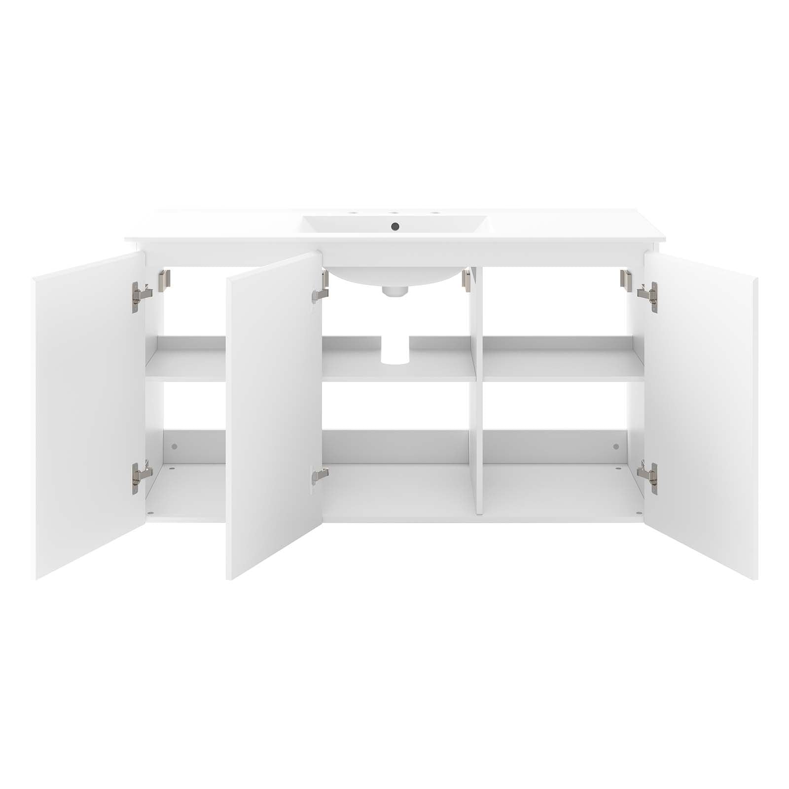 Bryn 48" Wall-Mount Bathroom Vanity by Modway