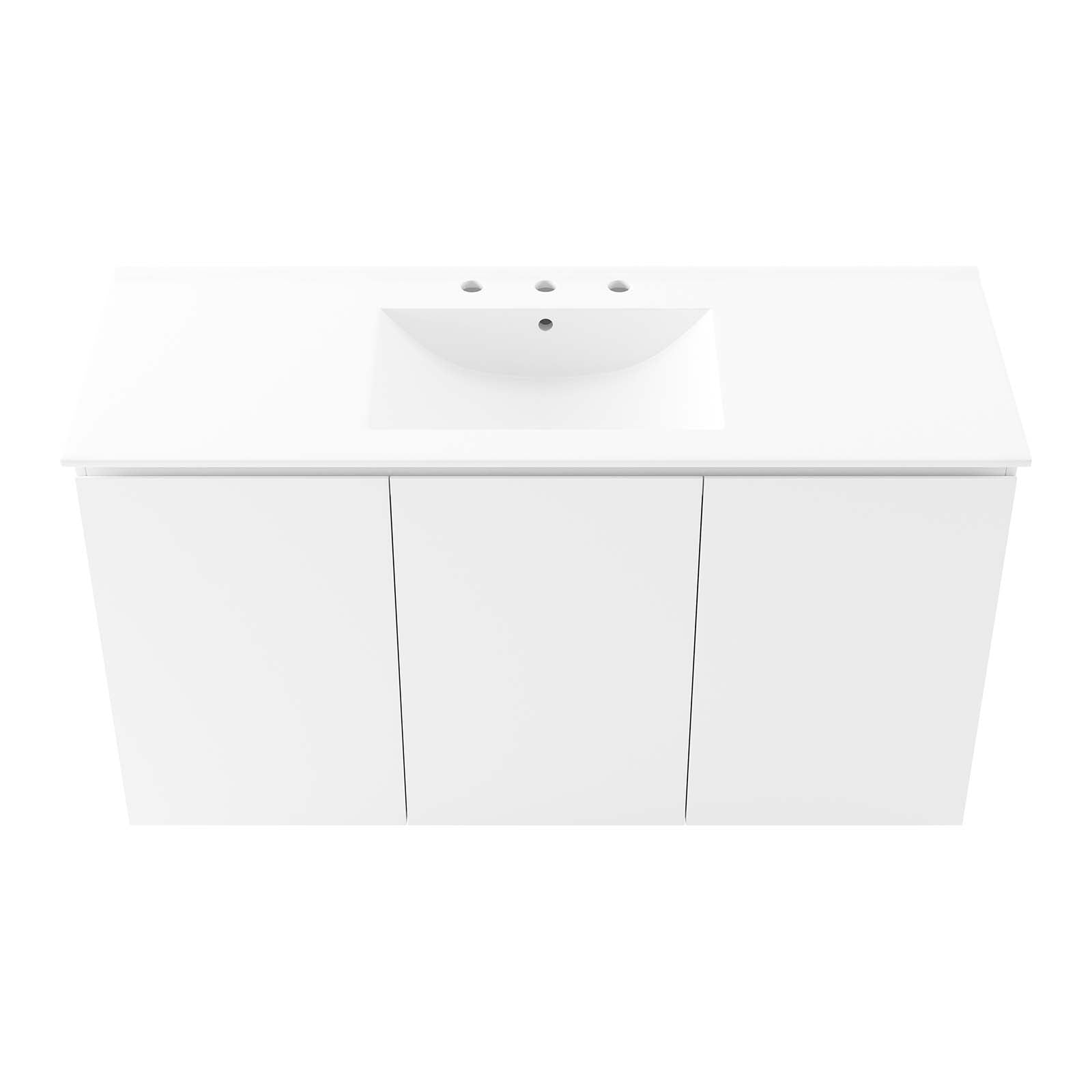 Bryn 48" Wall-Mount Bathroom Vanity by Modway