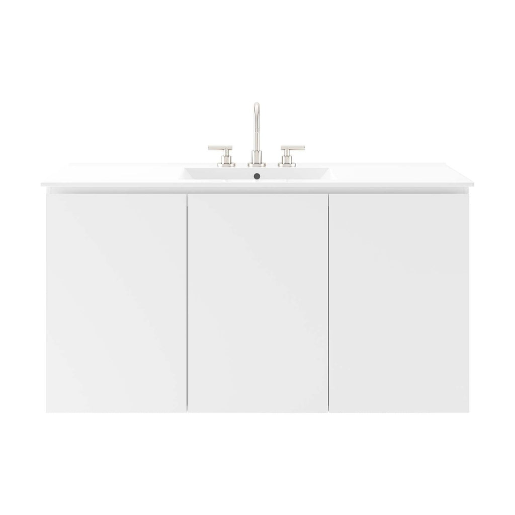 Bryn 48" Wall-Mount Bathroom Vanity by Modway