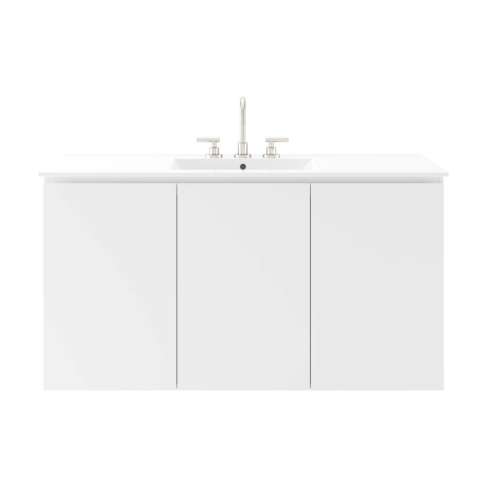 Bryn 48" Wall-Mount Bathroom Vanity by Modway