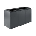 Bryn 48" Wall-Mount Double Sink Bathroom Vanity by Modway