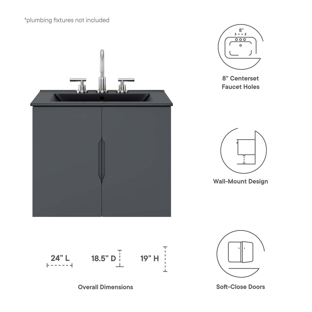 Vitality 24" Bathroom Vanity by Modway