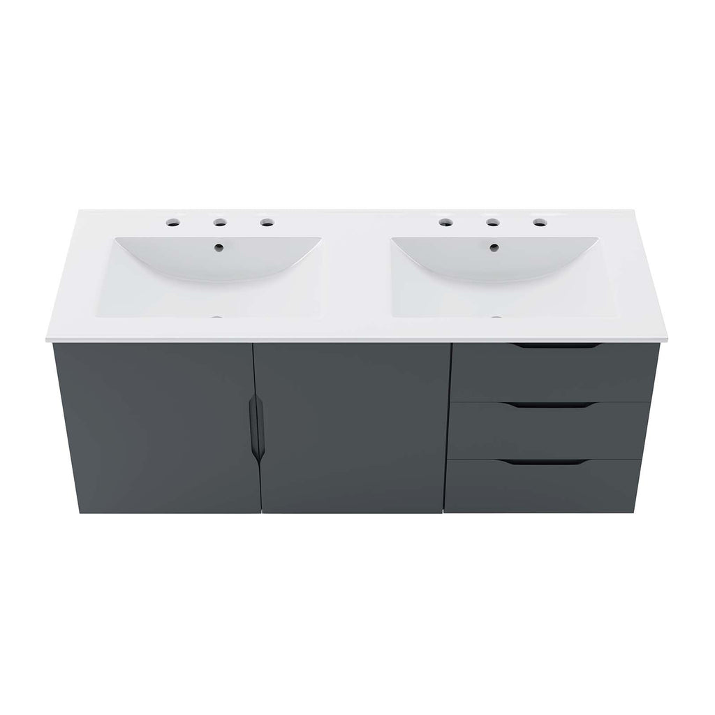 Vitality 48" Double Sink Bathroom Vanity by Modway