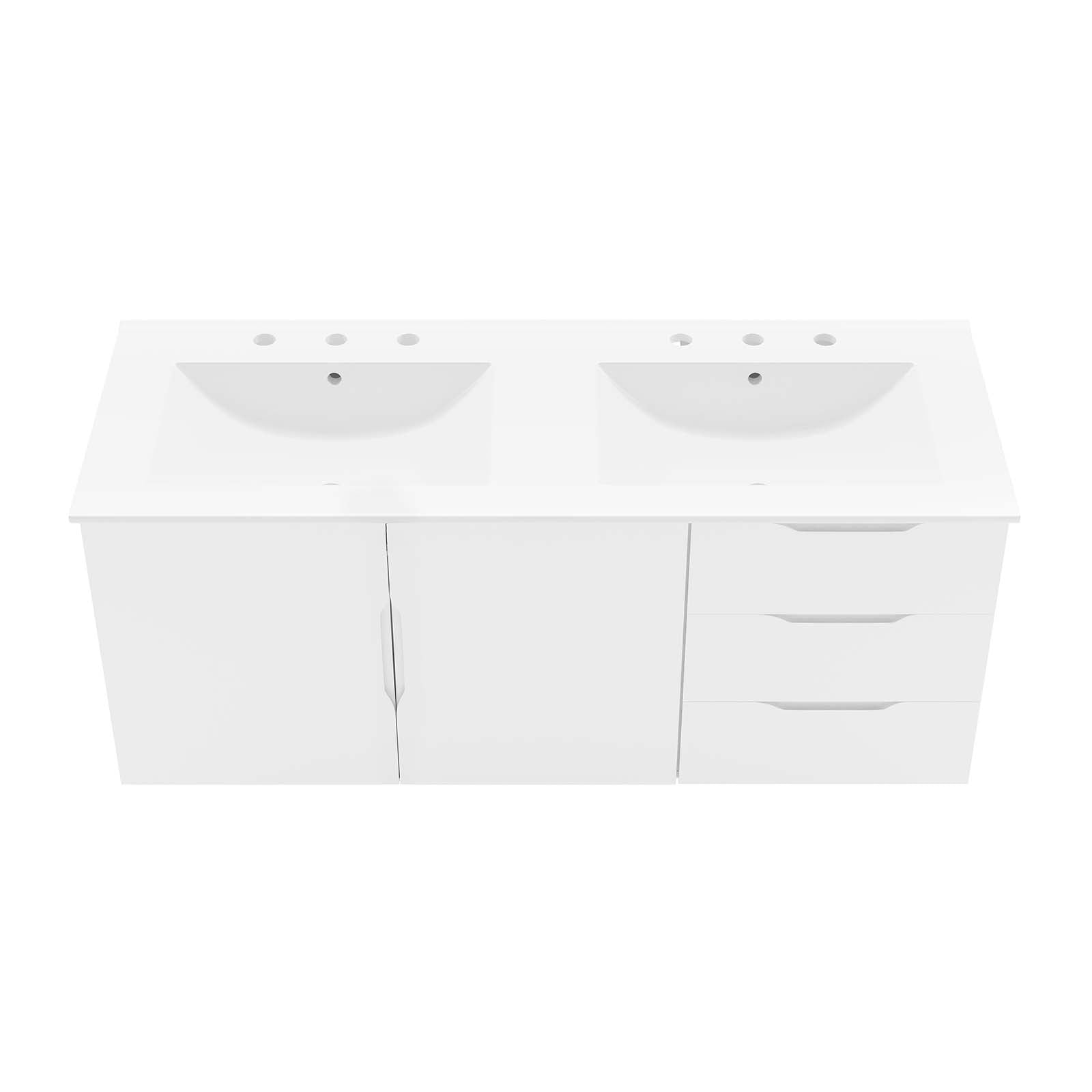 Vitality 48" Double Sink Bathroom Vanity by Modway