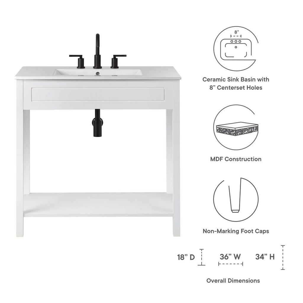 Altura 36" Bathroom Vanity by Modway