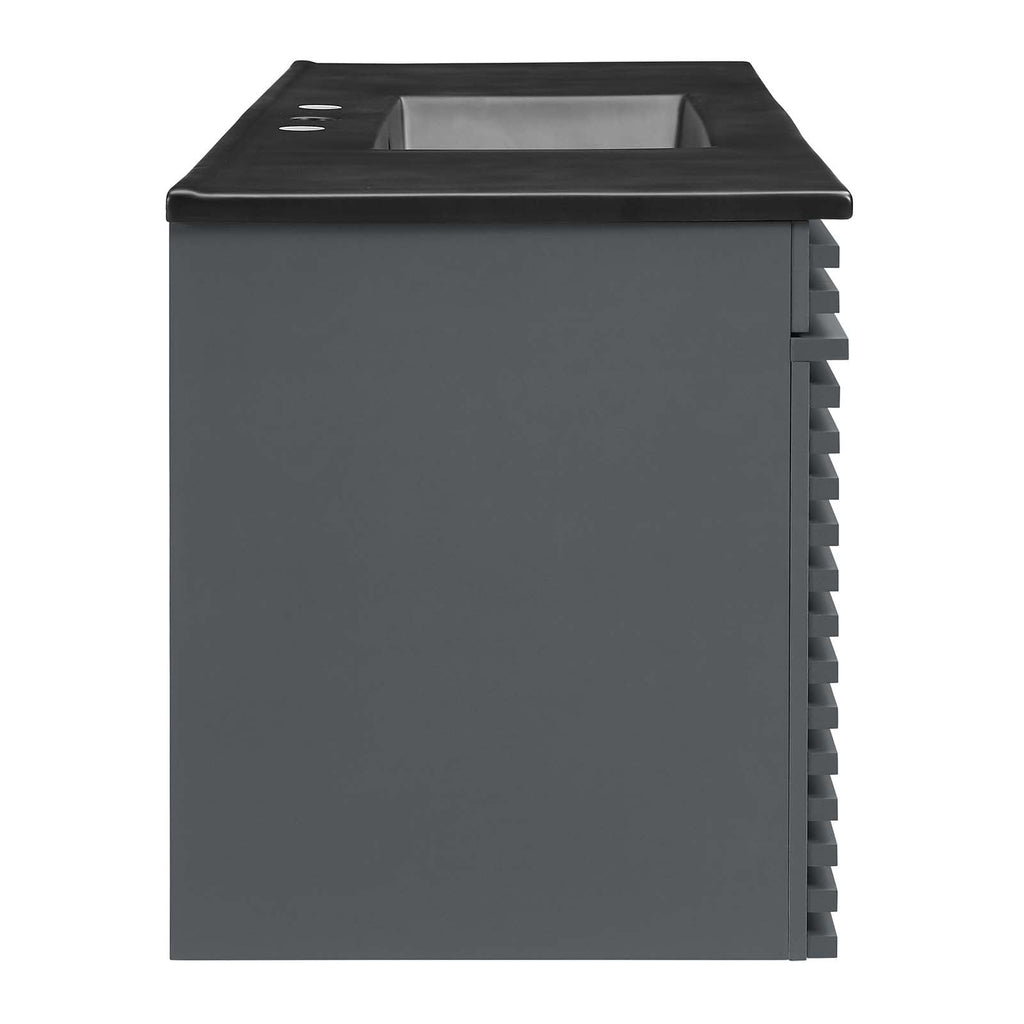 Render 48" Wall-Mount Bathroom Vanity by Modway