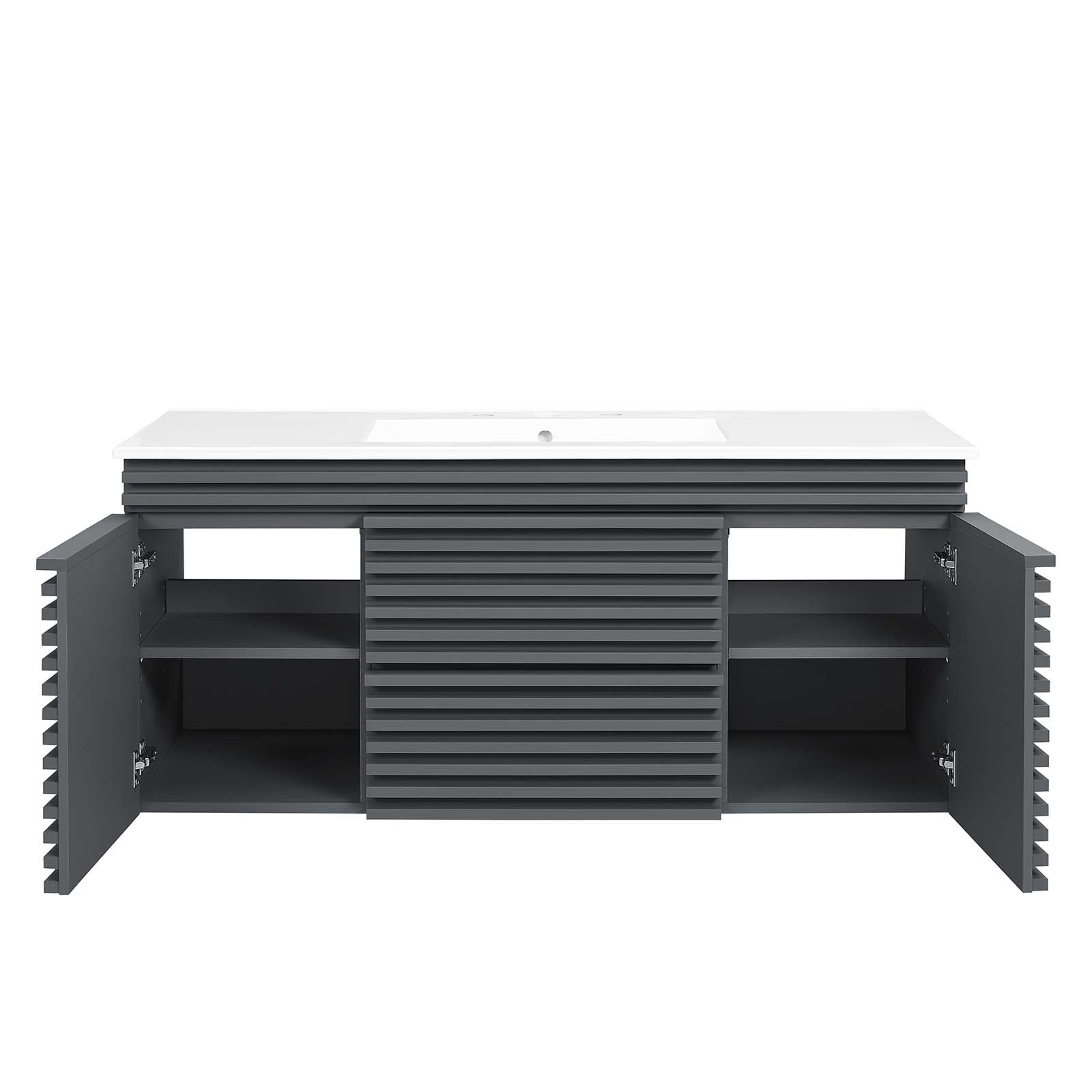 Render 48" Wall-Mount Bathroom Vanity by Modway