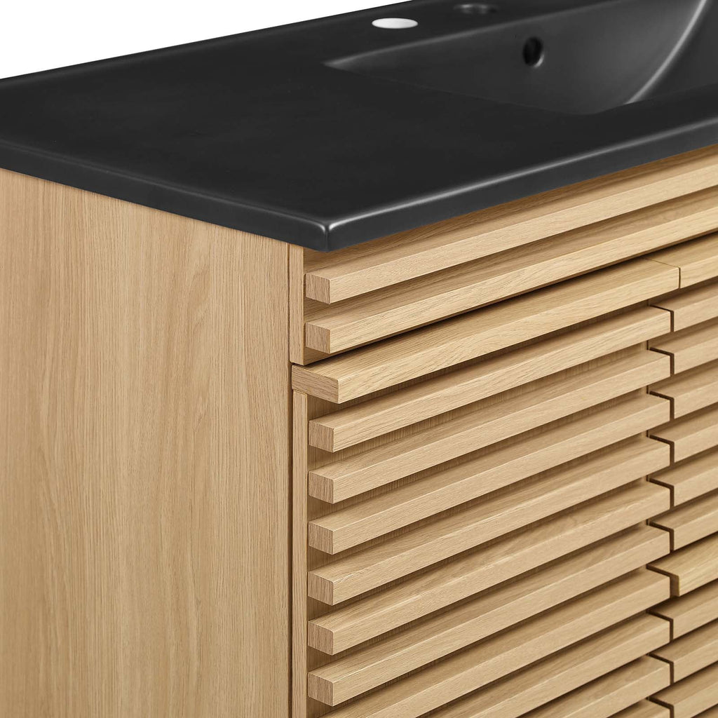Render 48" Wall-Mount Bathroom Vanity by Modway