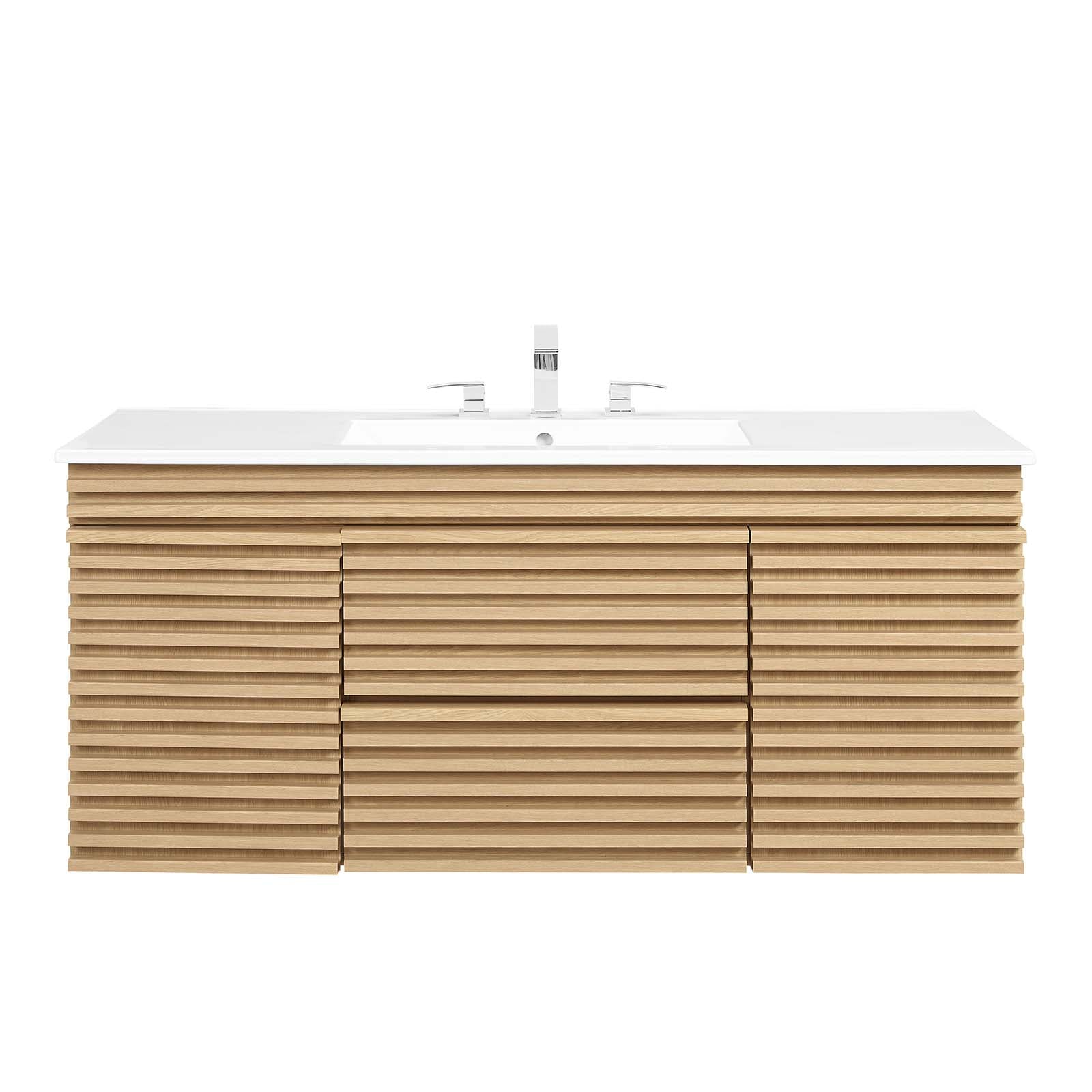 Render 48" Wall-Mount Bathroom Vanity by Modway