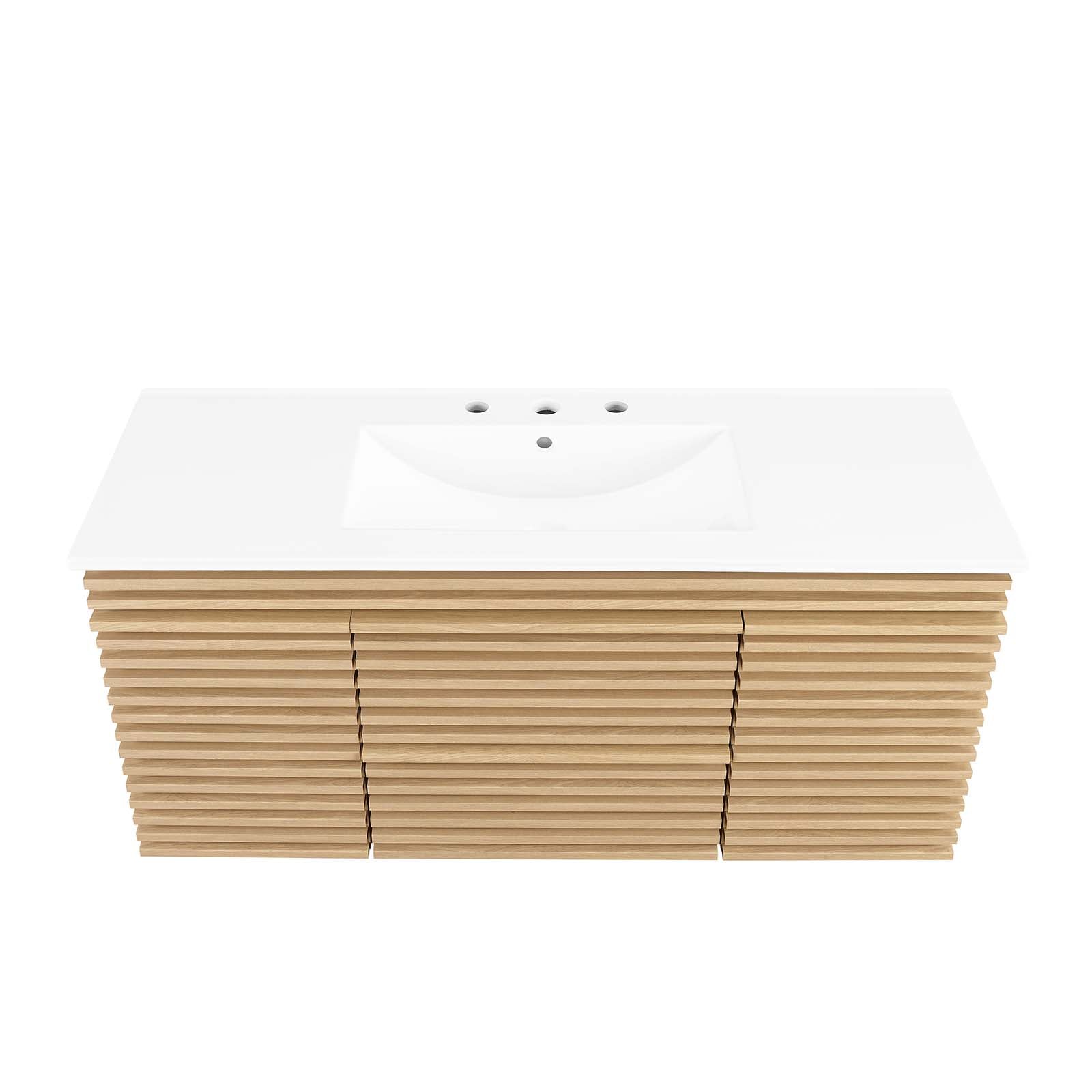 Render 48" Wall-Mount Bathroom Vanity by Modway