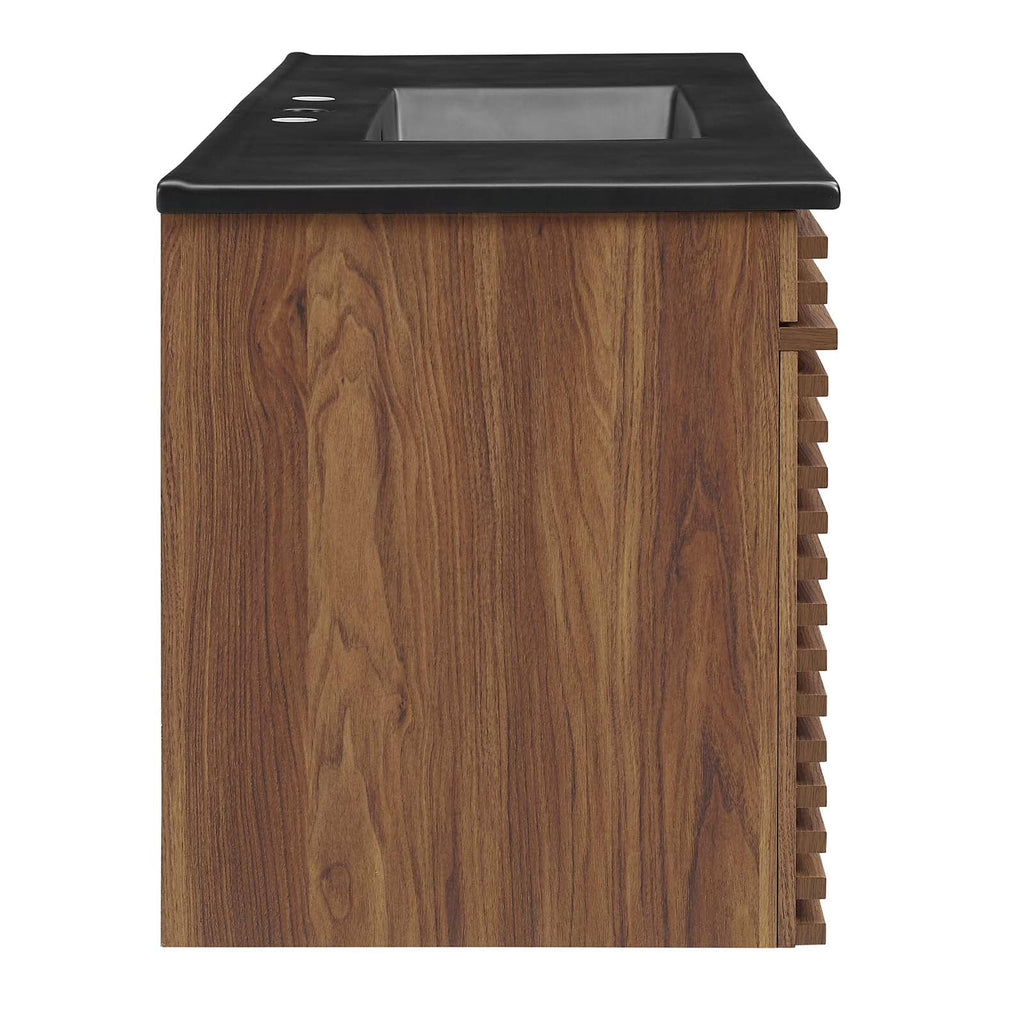 Render 48" Wall-Mount Bathroom Vanity by Modway