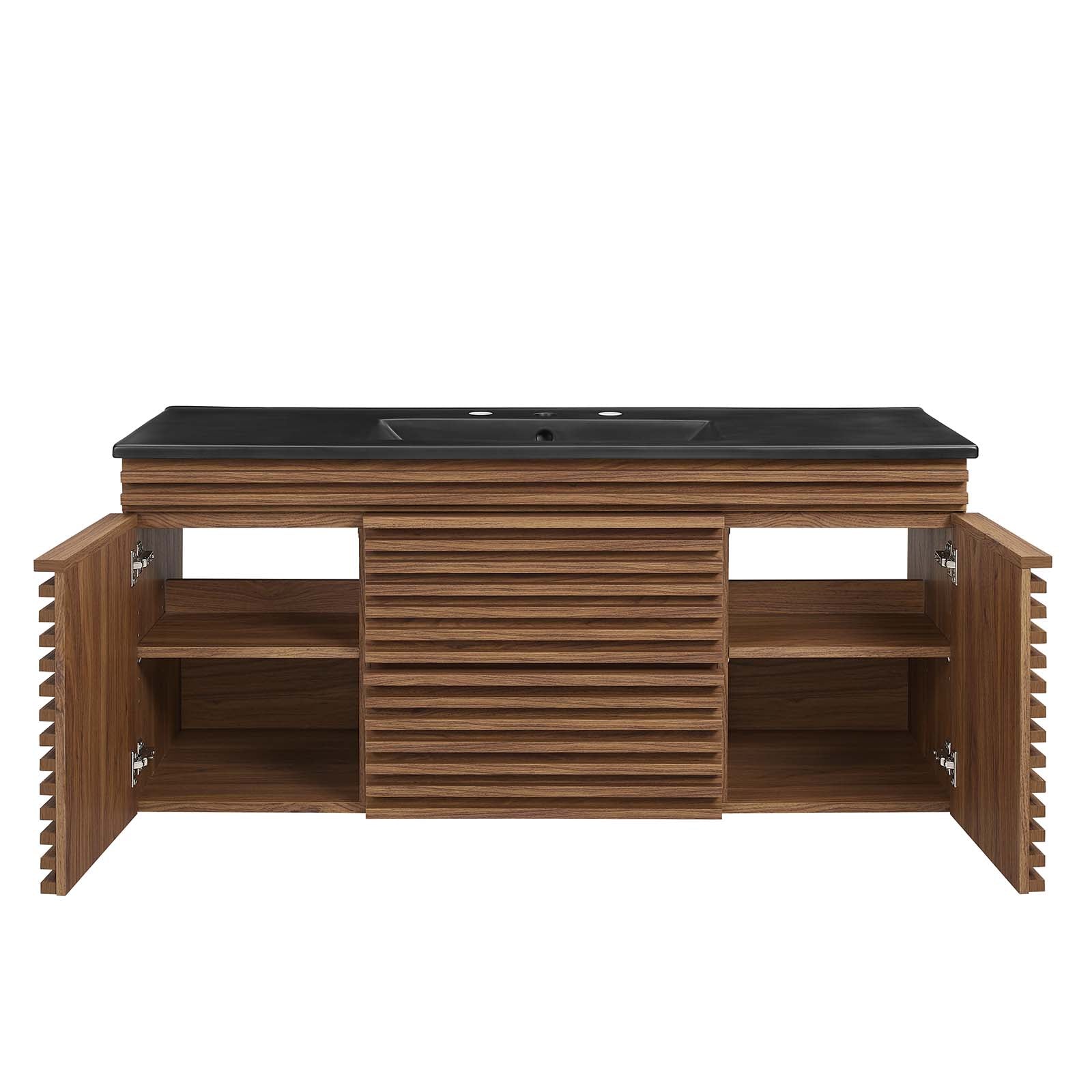 Render 48" Wall-Mount Bathroom Vanity by Modway
