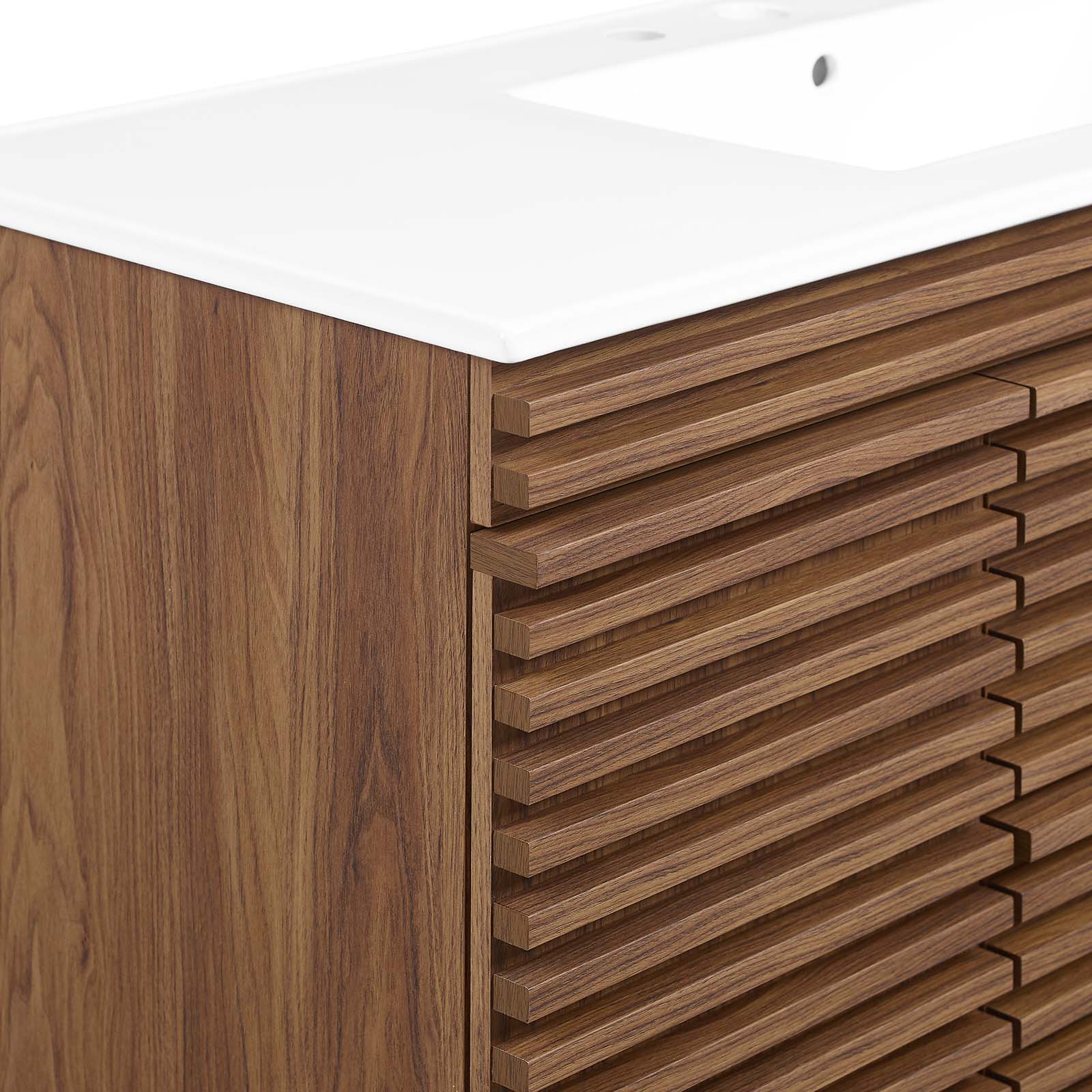 Render 48" Wall-Mount Bathroom Vanity by Modway