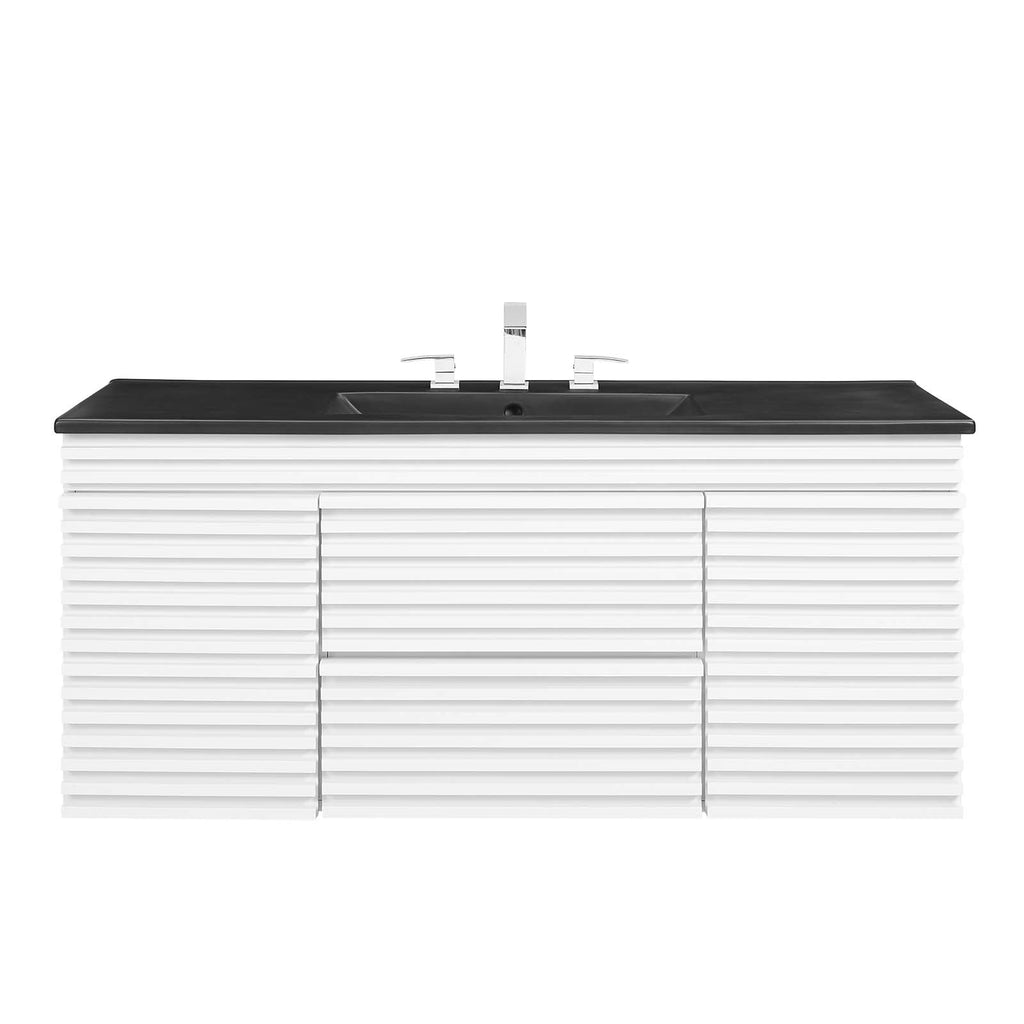 Render 48" Wall-Mount Bathroom Vanity by Modway