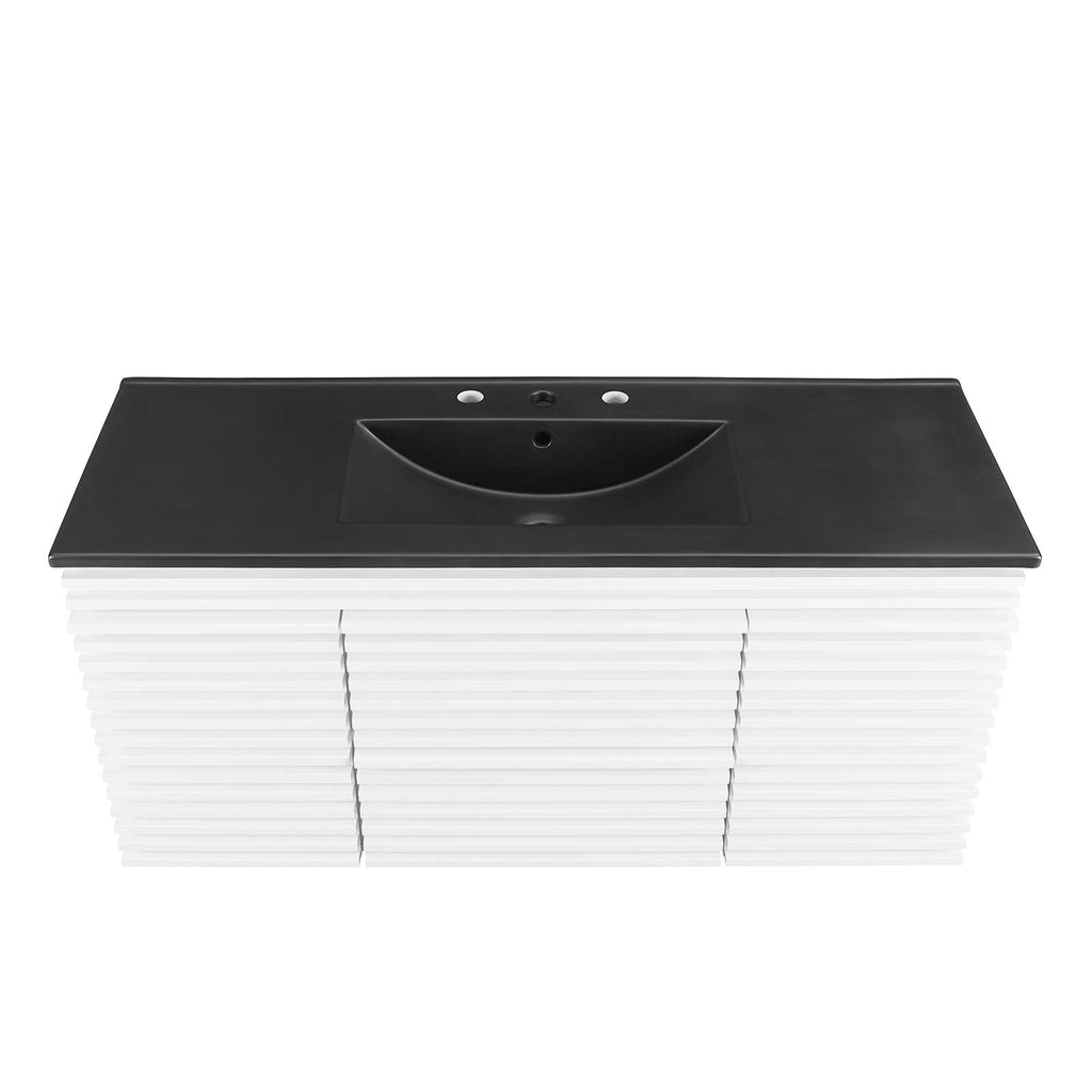 Render 48" Wall-Mount Bathroom Vanity by Modway