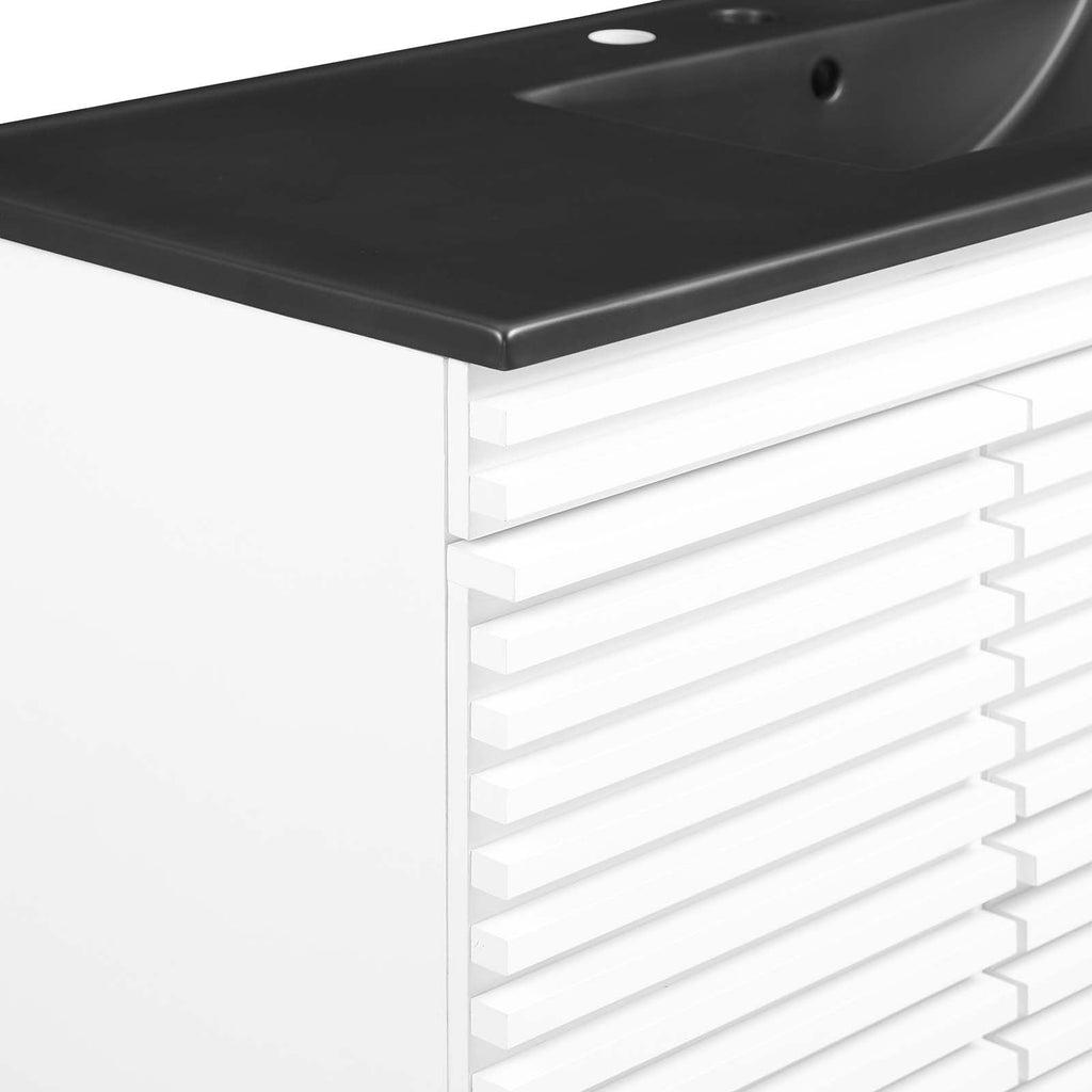 Render 48" Wall-Mount Bathroom Vanity by Modway